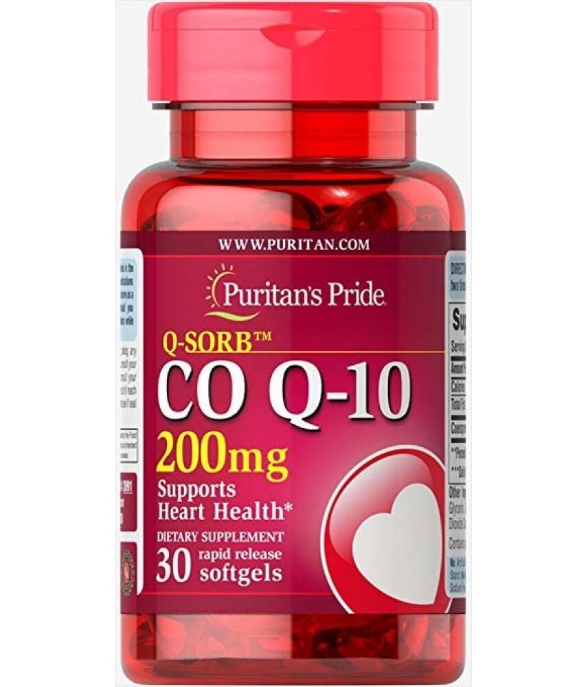 Коензим Q10 Q-SORB™, 200 мг, 30 капсул, Puritan's Pride