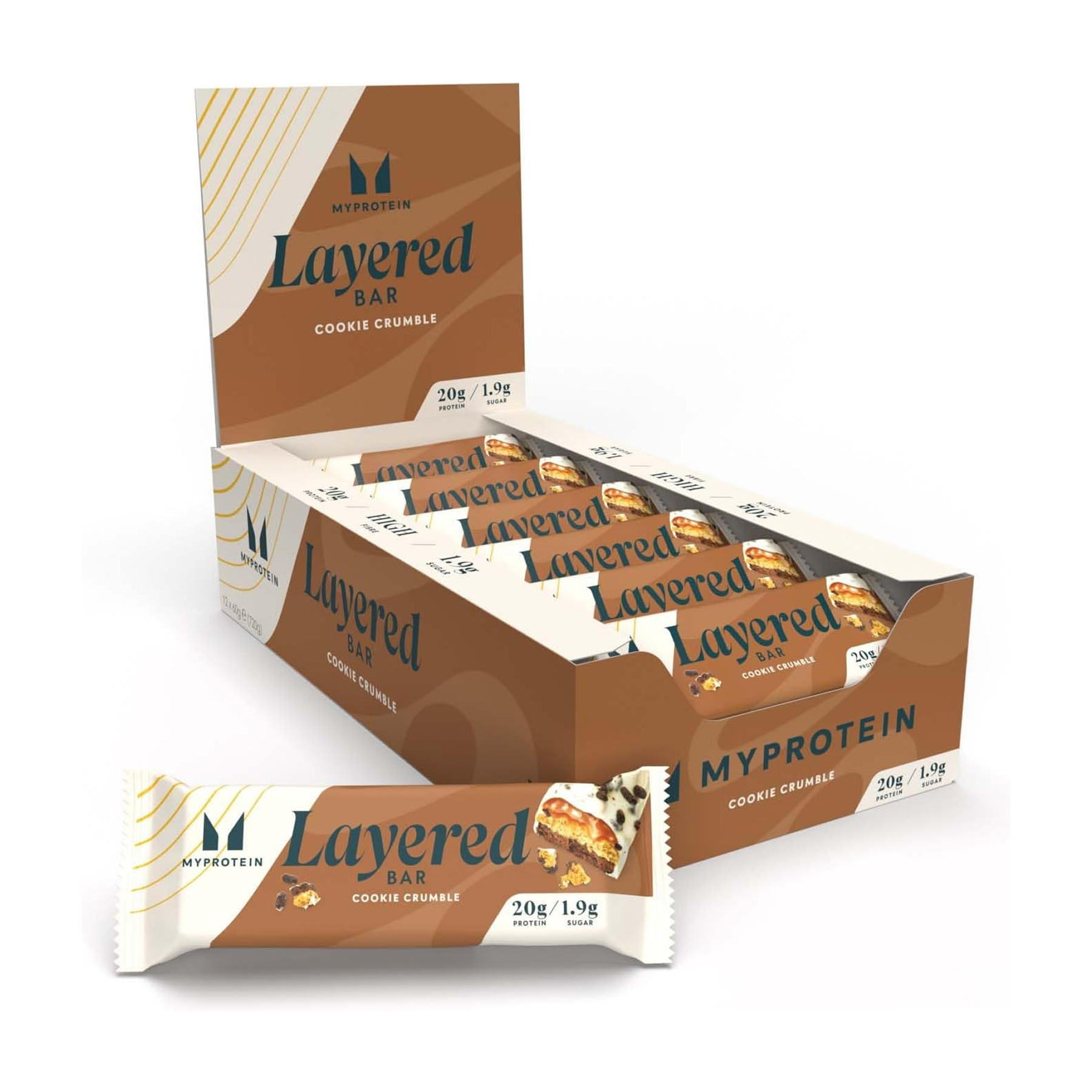 Layered Bar - 12x60g Cookie Crumble