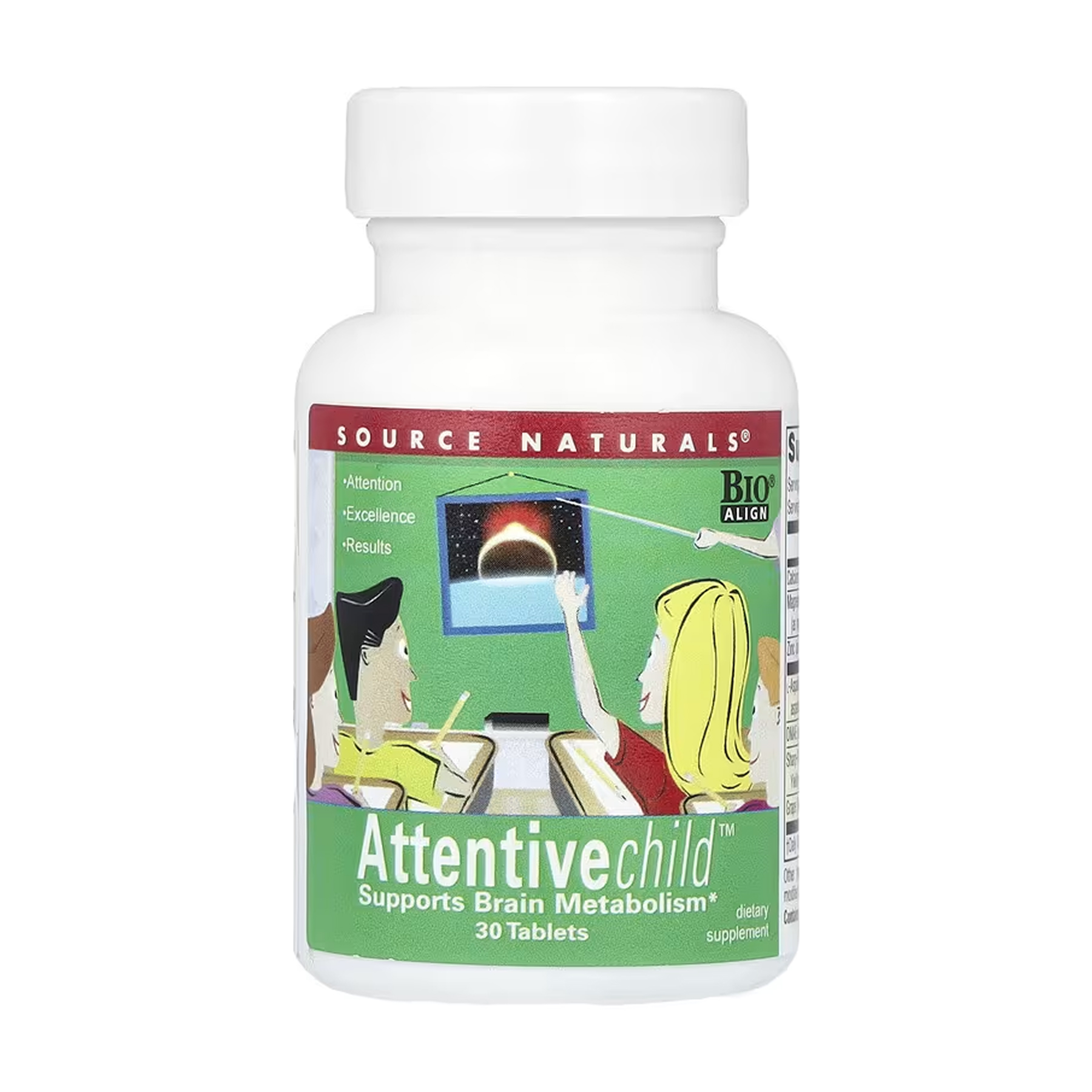 Attentive Child, 30 таблеток, Source Naturals