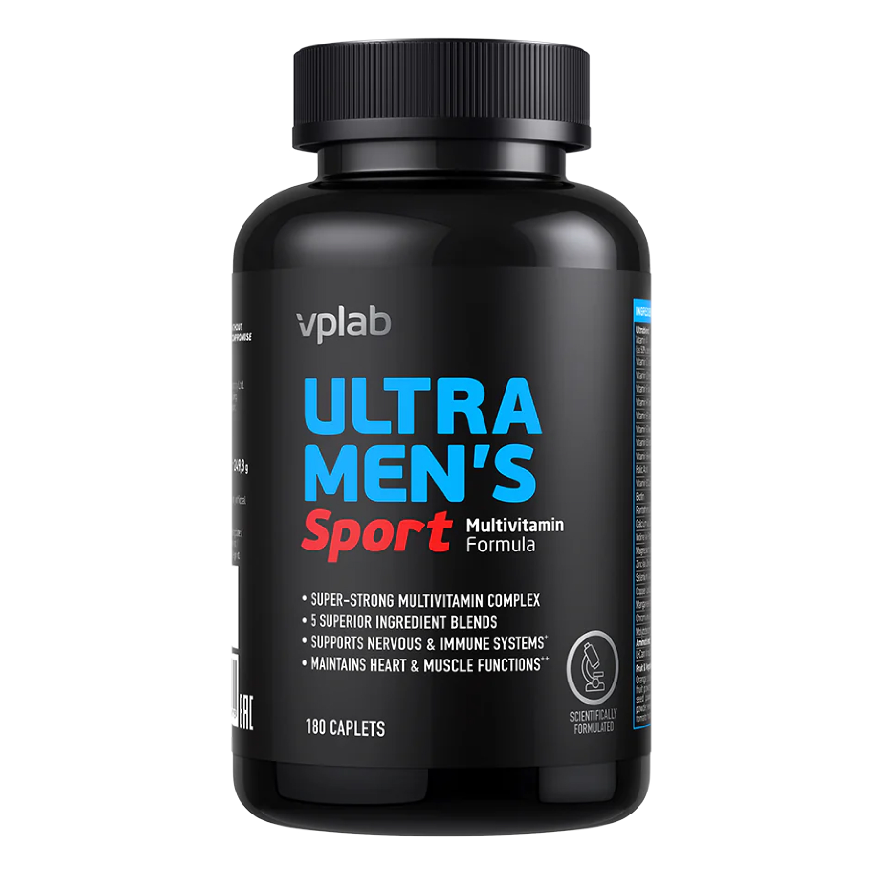 Мультивітаміни для чоловіків Ultra Men's Sport, 180 капсул, VPLab