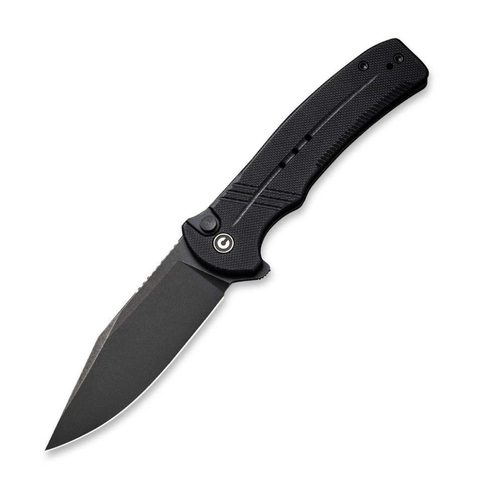 Ніж складаний туристичний Civivi Cogent, (8.8 см) 14C28N / G10 чорний
