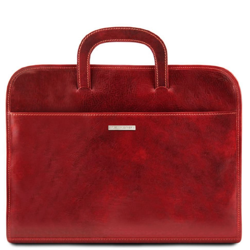 Чоловіча шкіряна папка - портфель Tuscany Leather Sorrento TL141022 (червоний)