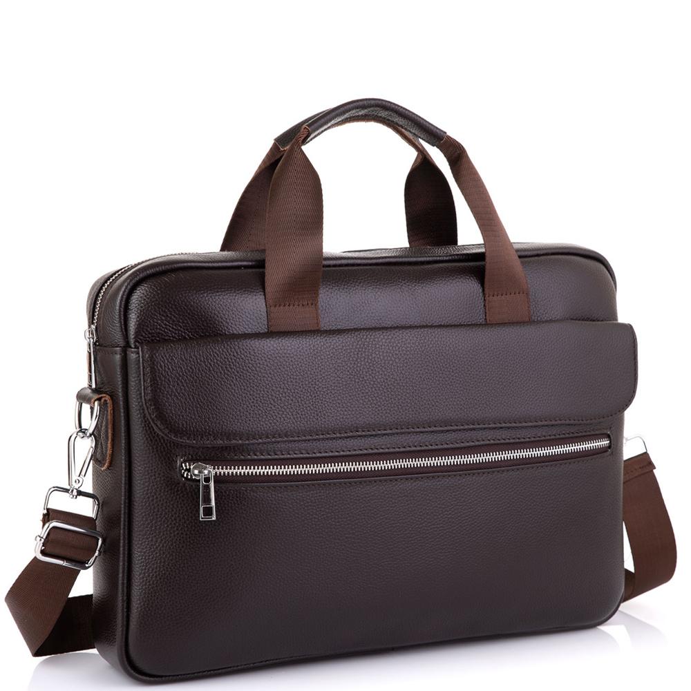 Сумка для ноутбука шкіряна чоловіча Tiding Bag A25-1127C