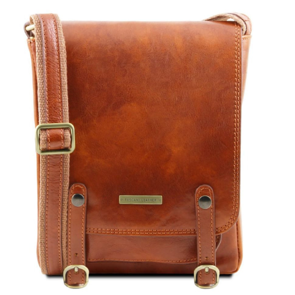 Сумка через плечо кожаная ROBY Tuscany TL141406 (Италия) (Мед)