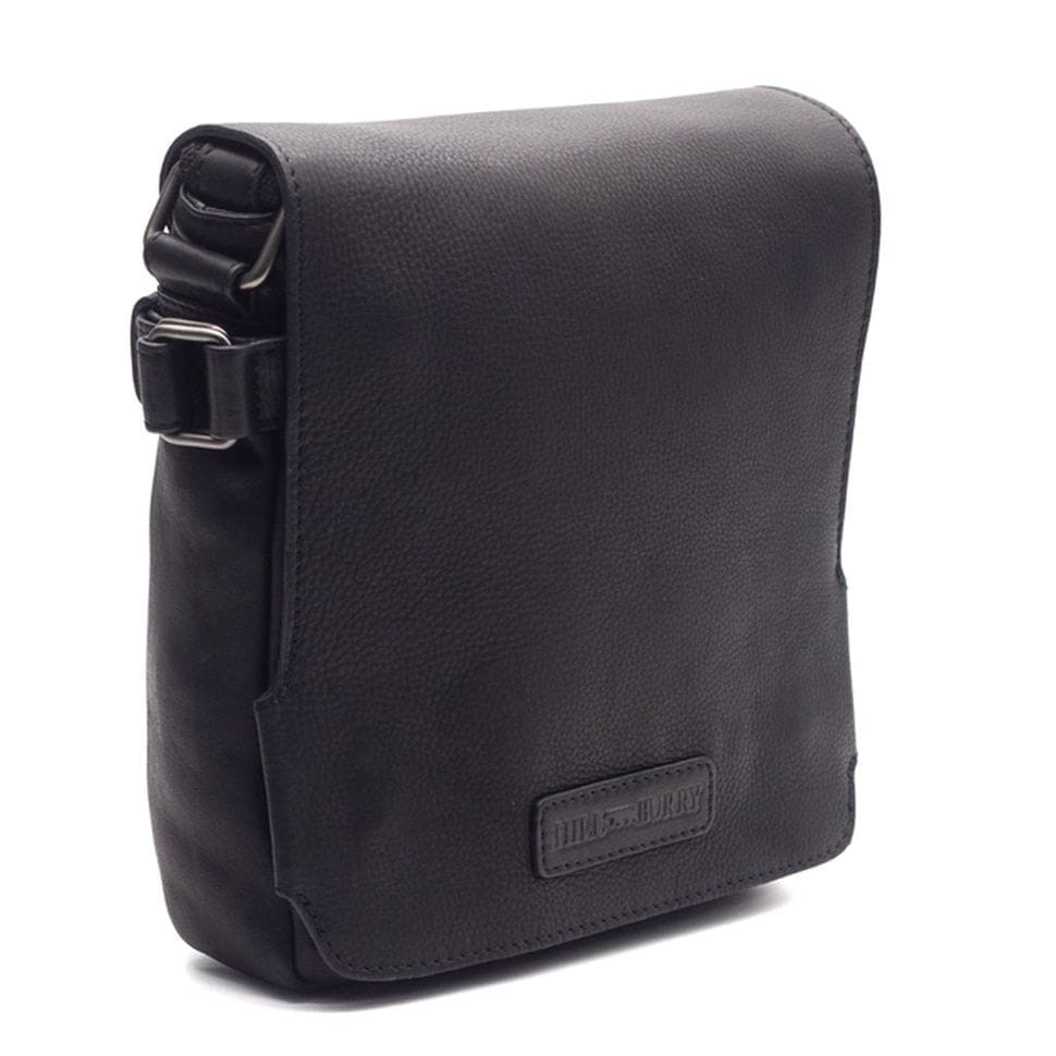 Чоловіча почтальонка зі шкіри HILL BURRY HB3200A чорна
