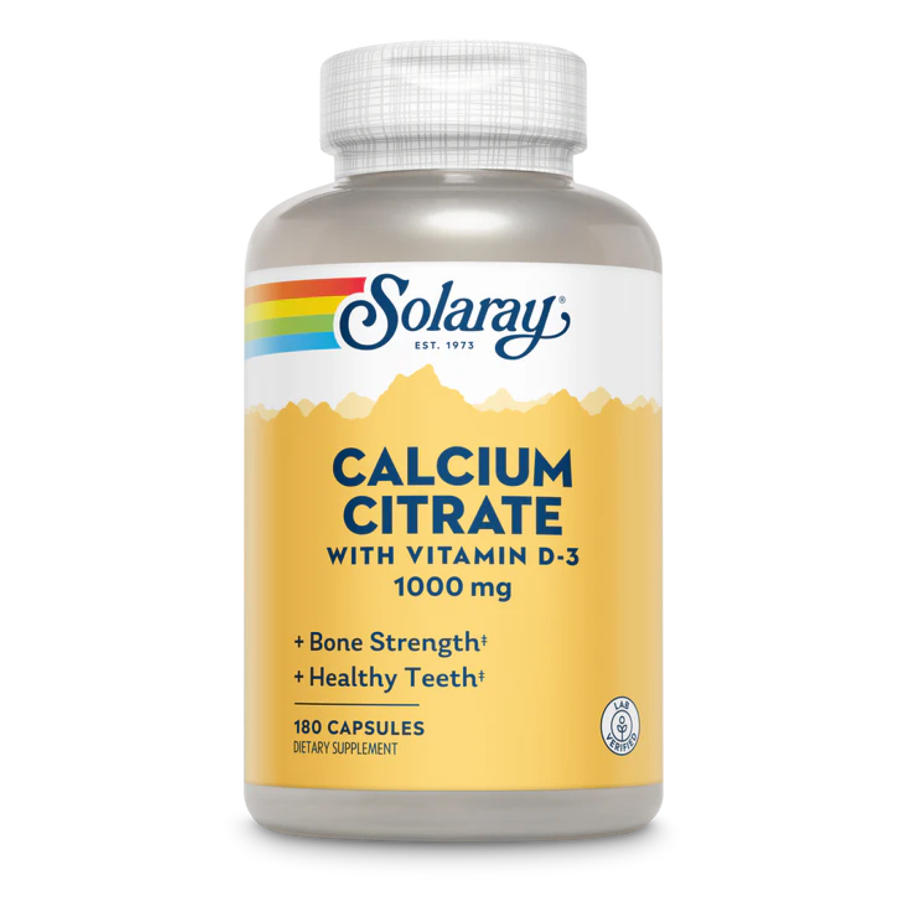 Кальцій цитрат з вітаміном D-3, 1000 мг, 180 капсул