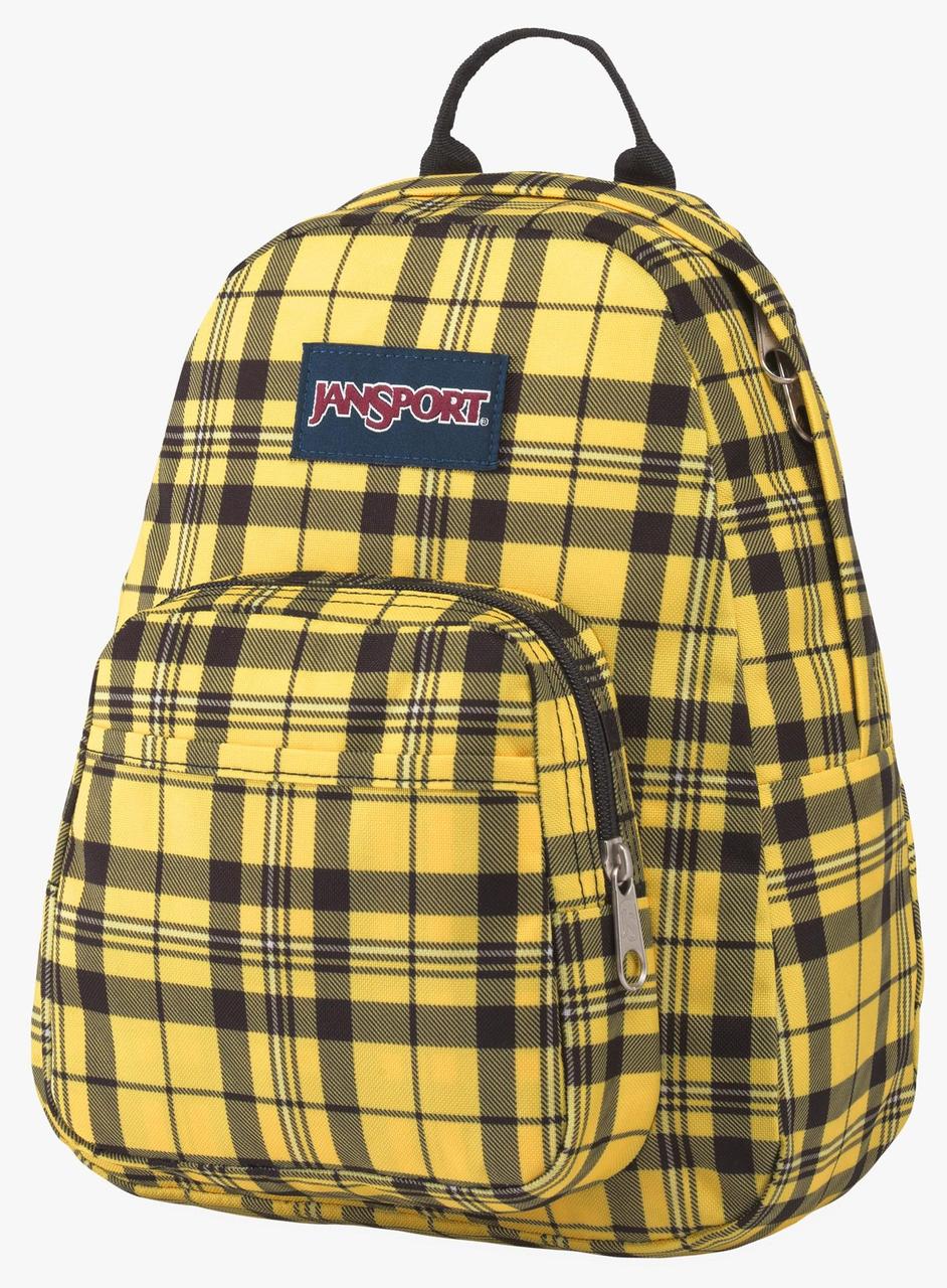 Молодіжний рюкзак 10L Jansport Half Pint жовтий у клітку