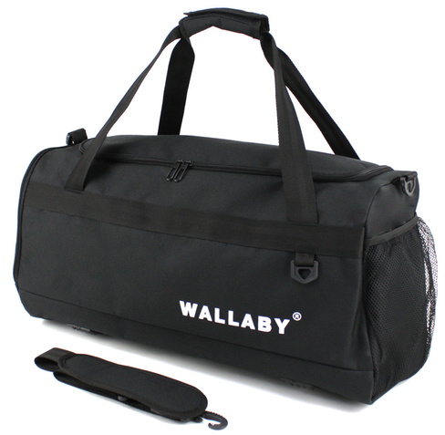Спортивна сумка середнього розміру 50L Wallaby 3060 чорна — фото 1