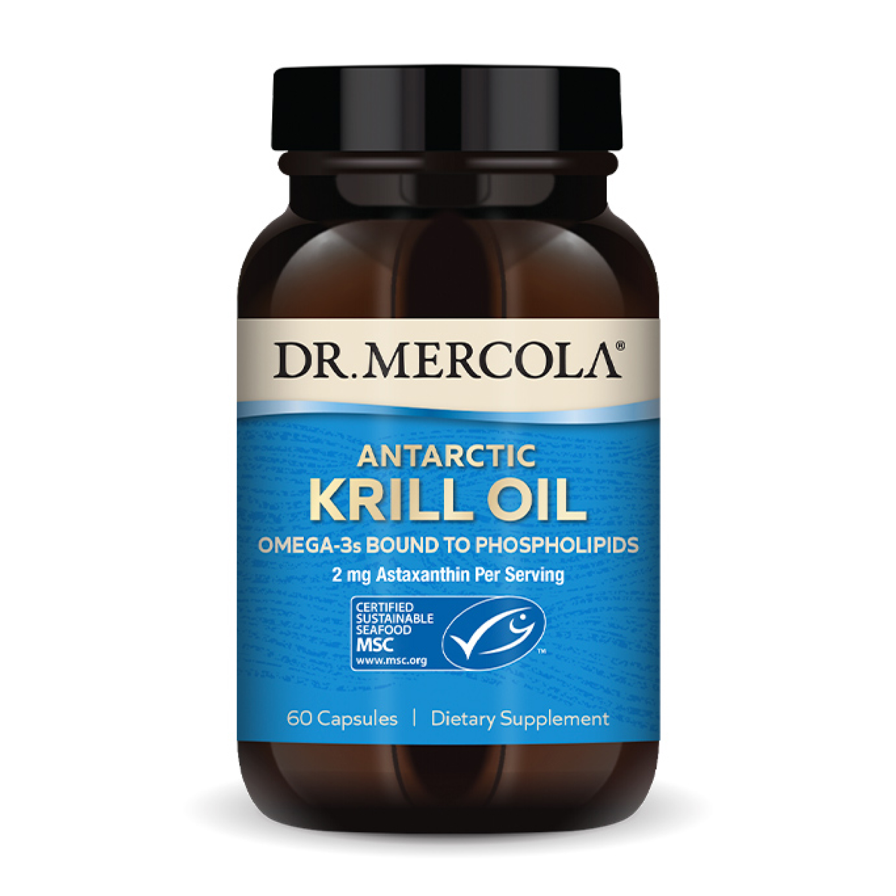 Олія криля, 60 капсул, Dr. Mercola