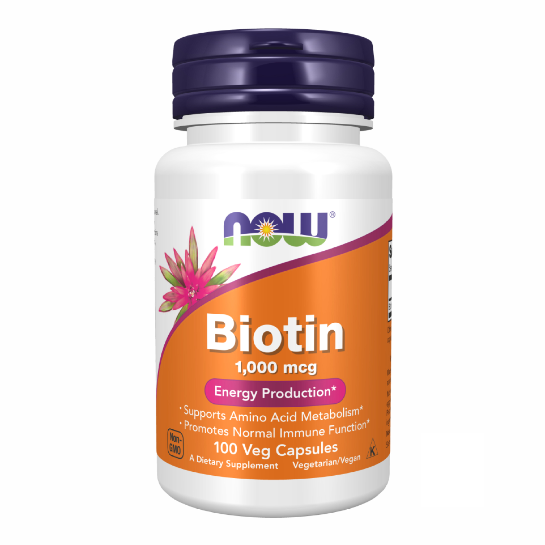 BIOTIN 1000mcg - 100 vcaps — фото 1