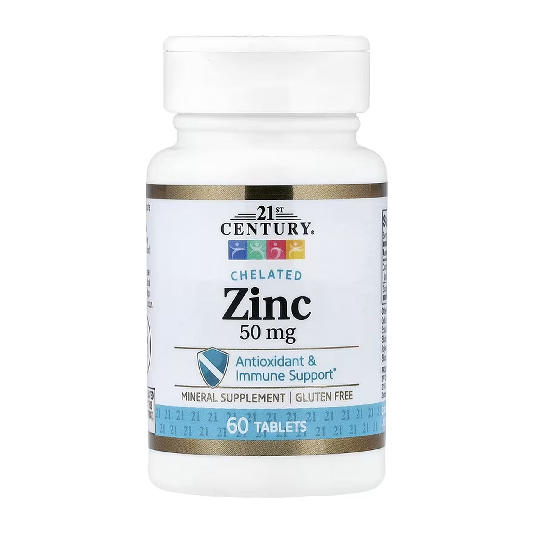 Zinc Chelated 50 mg - 60 tabs (Пошкоджена банка)