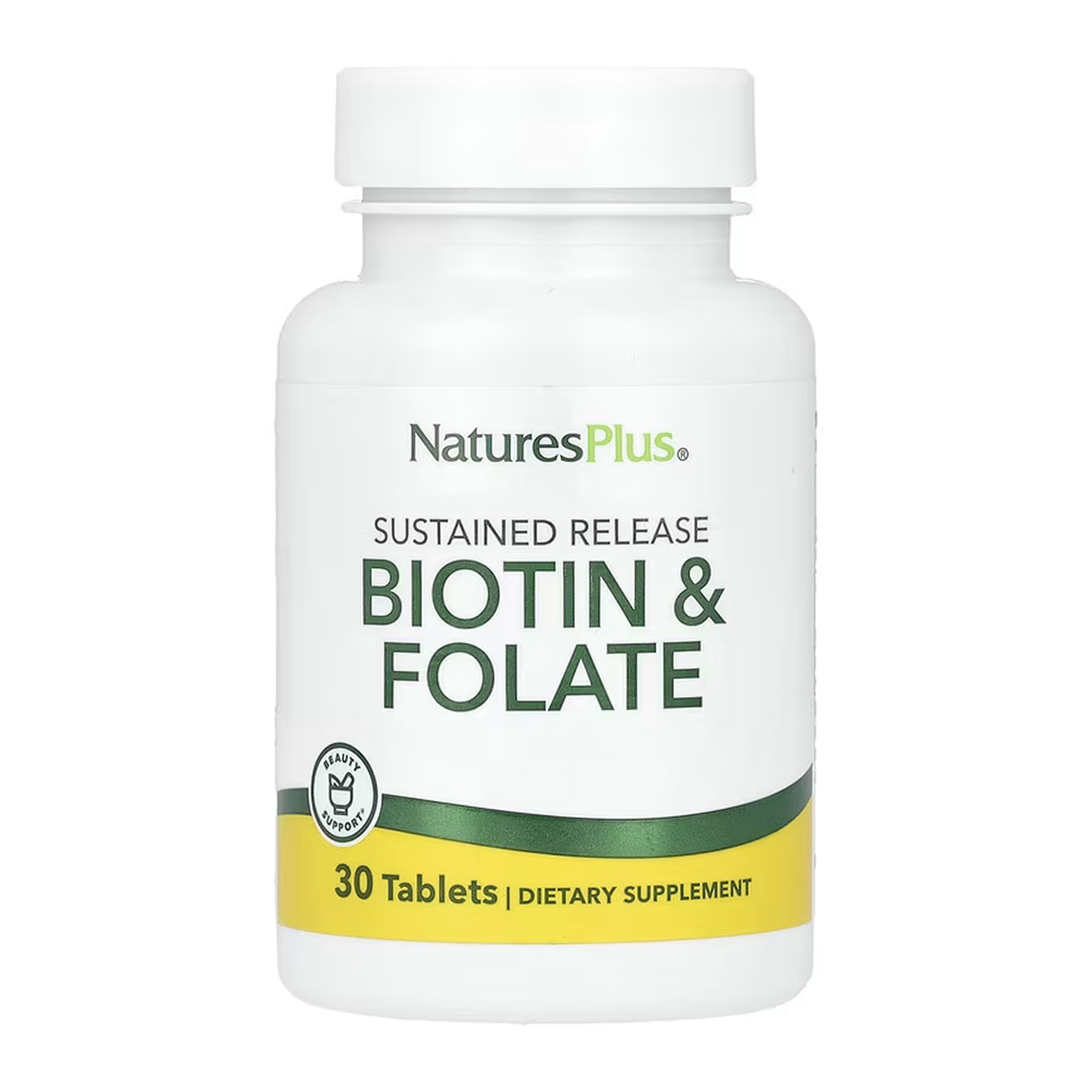 Біотин та фолат, 30 таблеток, Nature's Plus