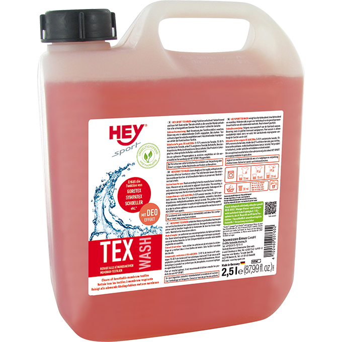 Средство для стирки мембран Hey-Sport TEX WASH 2,5 l — фото 1