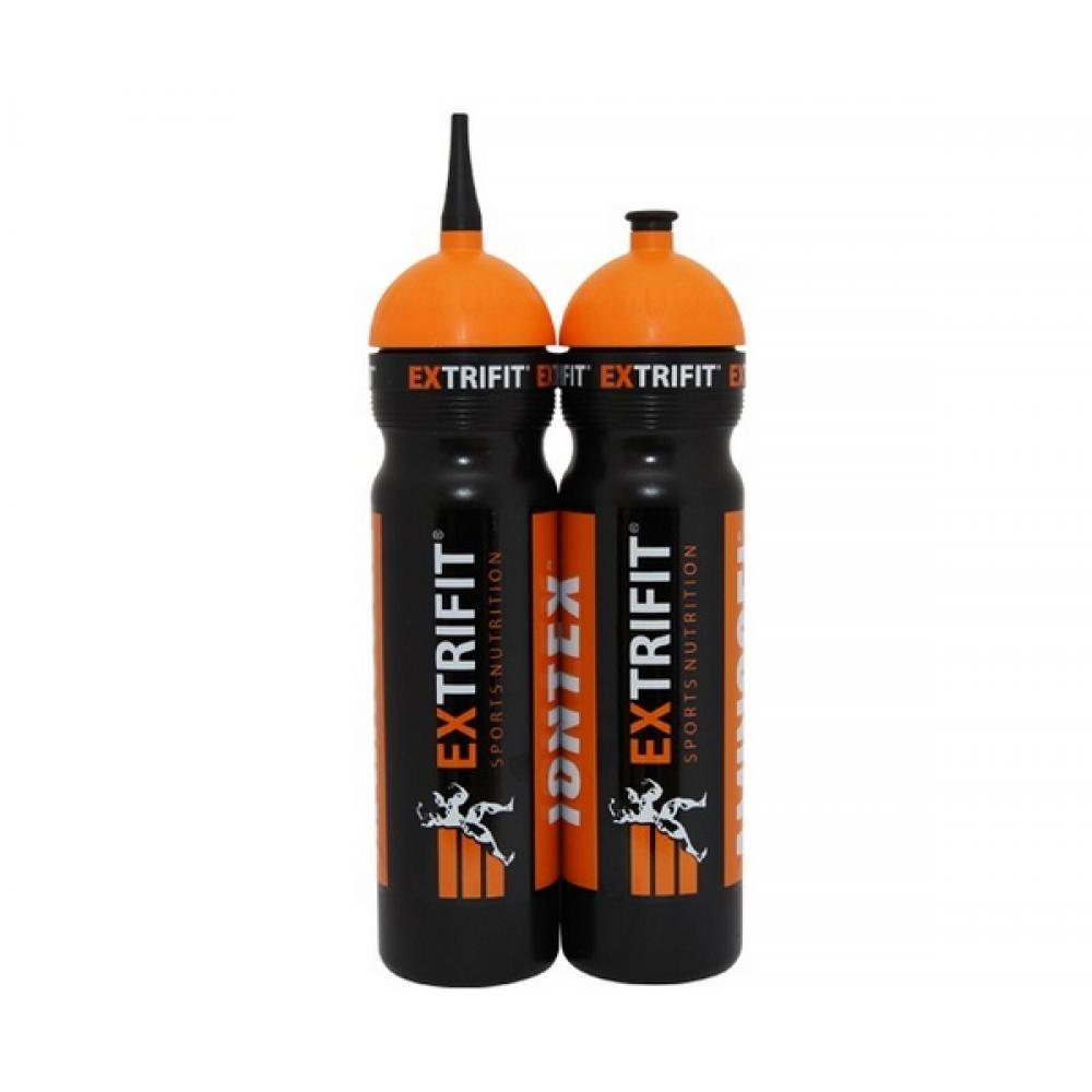 Бутилка Extrifit Black, короткий носик, 1000 мл