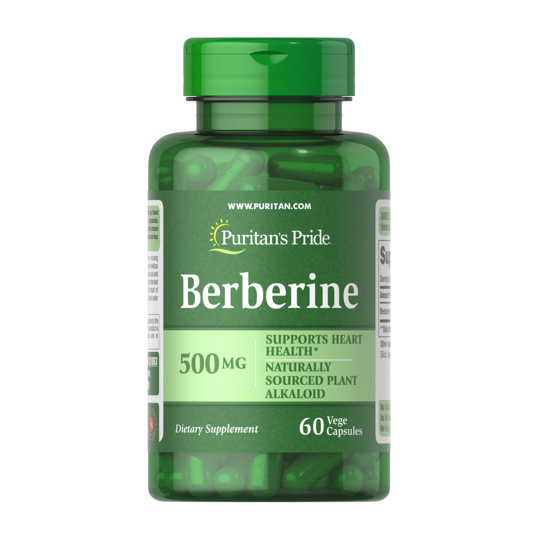 Berberine 500mg - 60 caps (Пошкоджена пломба)