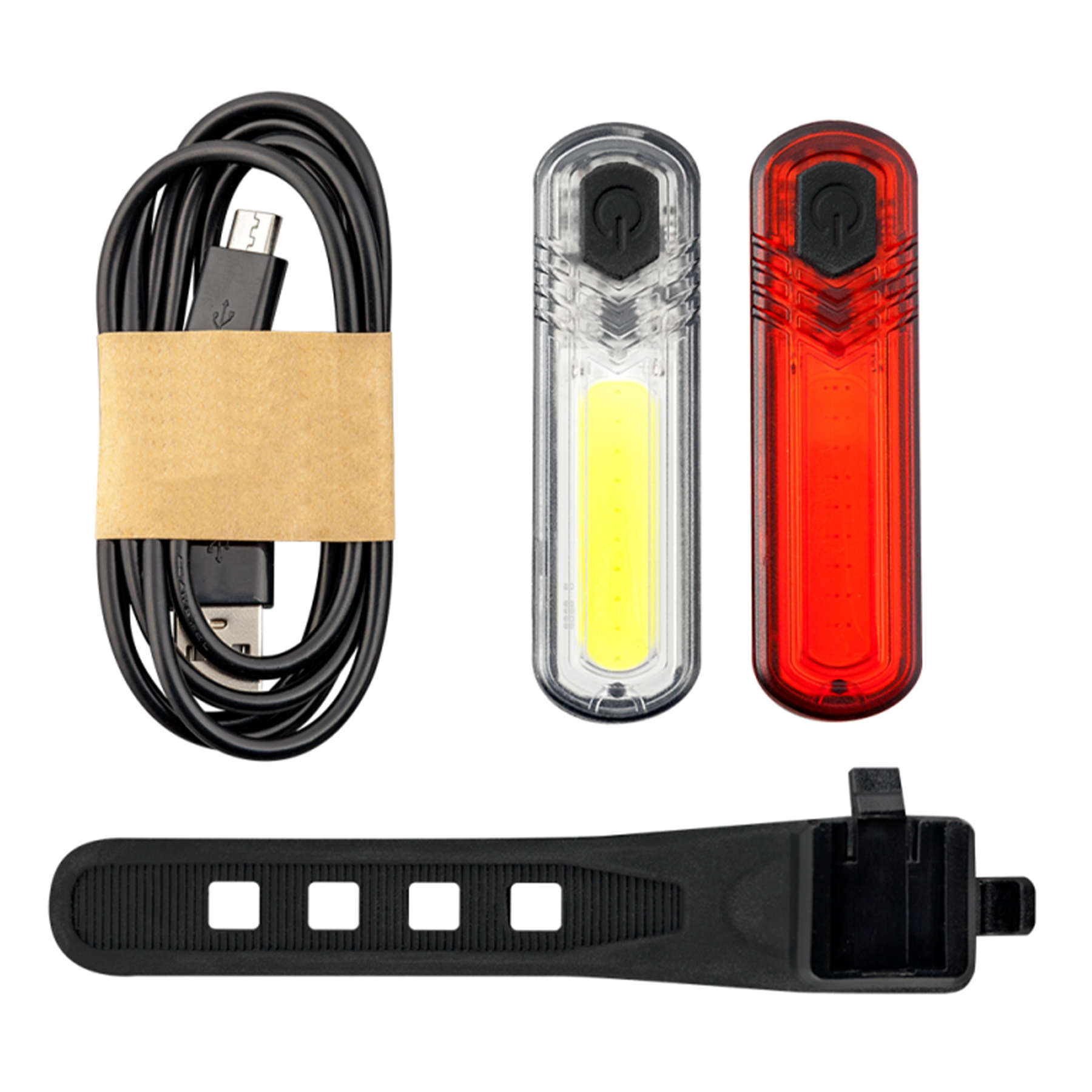 Комплект ліхтарів велосипедних Mactronic Duo Slim (60/18 Lm) USB Rechargeable (ABS0031) — фото 1