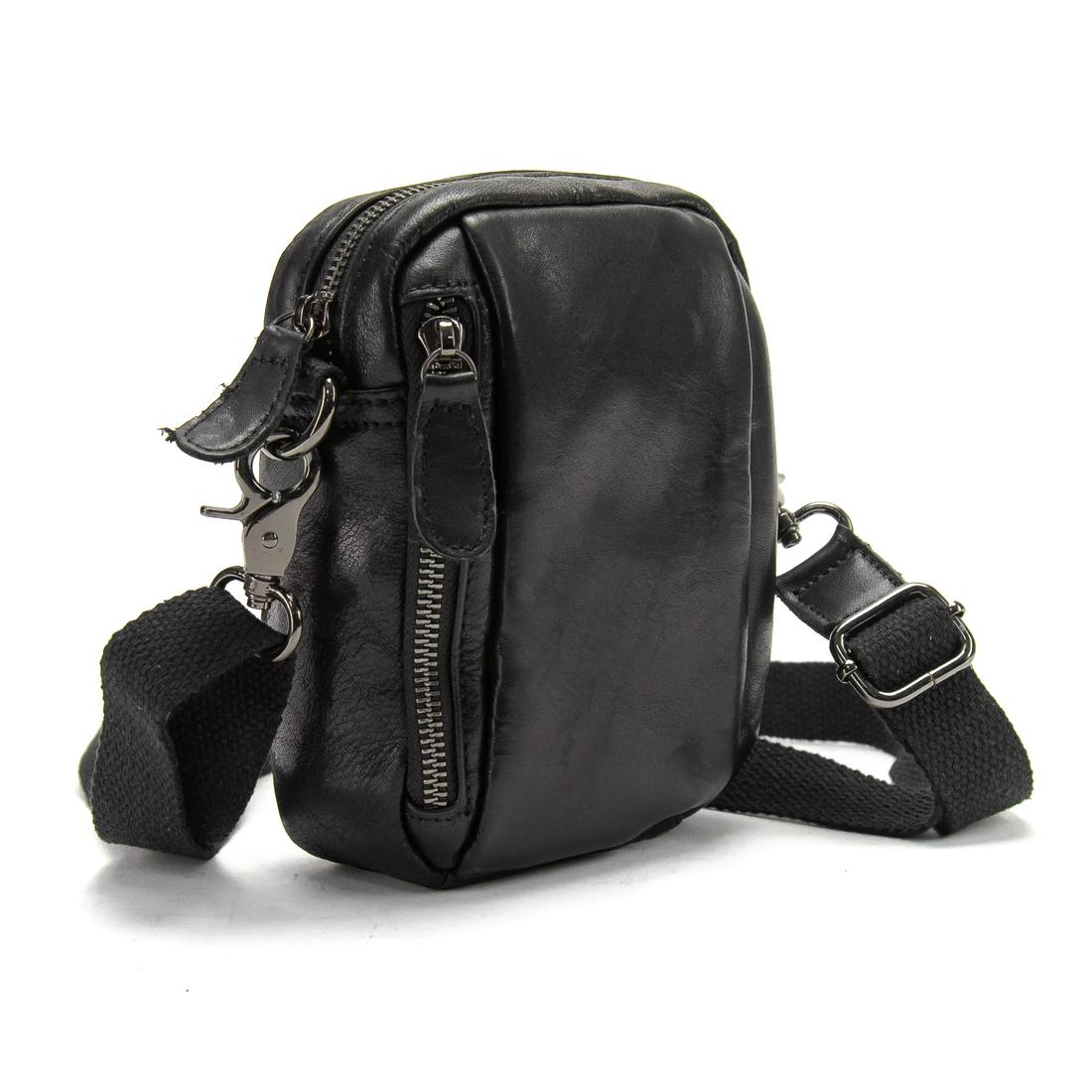 Міні-сумка через плече шкіряна чоловіча Tiding Bag M39-6072A — фото 1