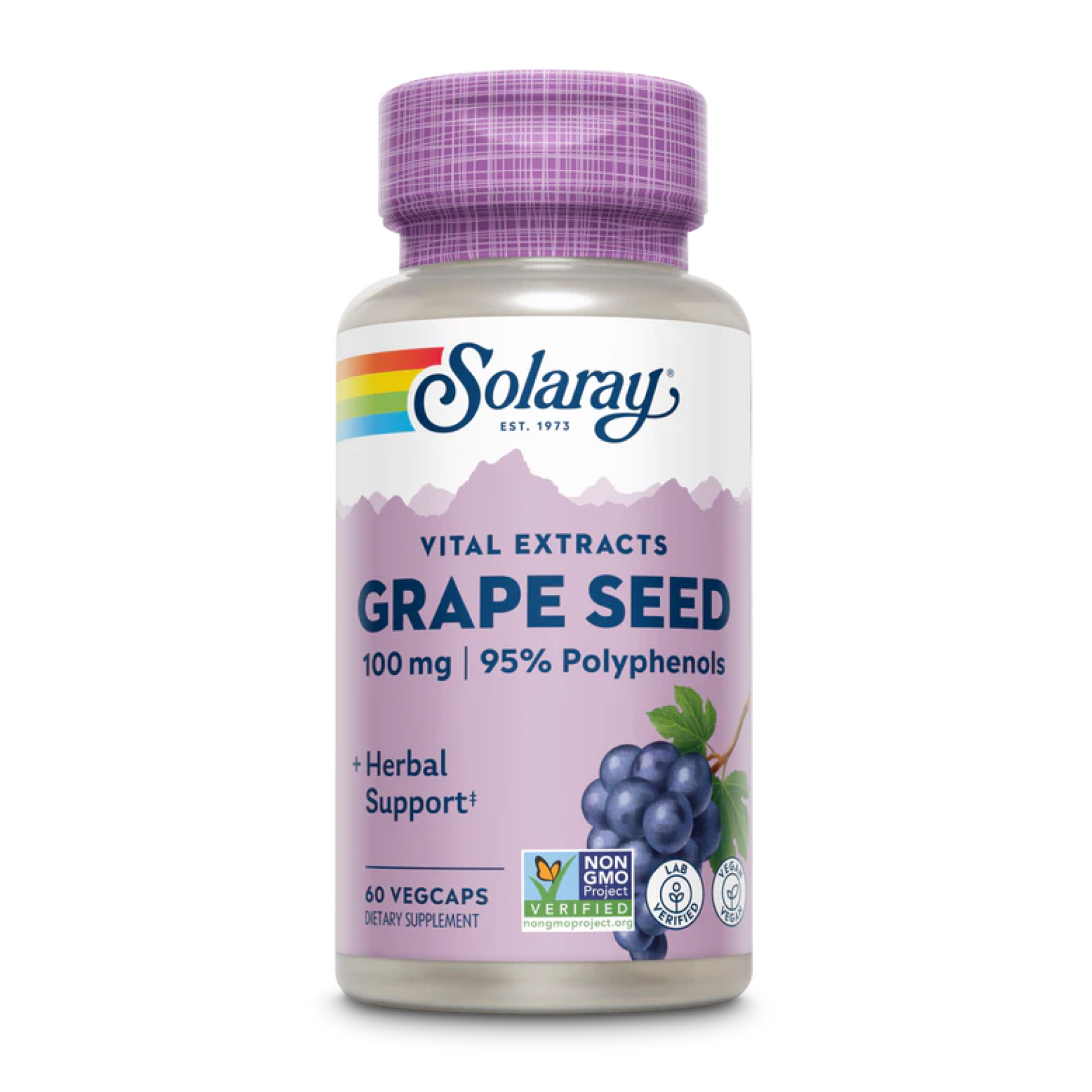 Grape Seed Extract 100mg - 60 vcaps — фото 1