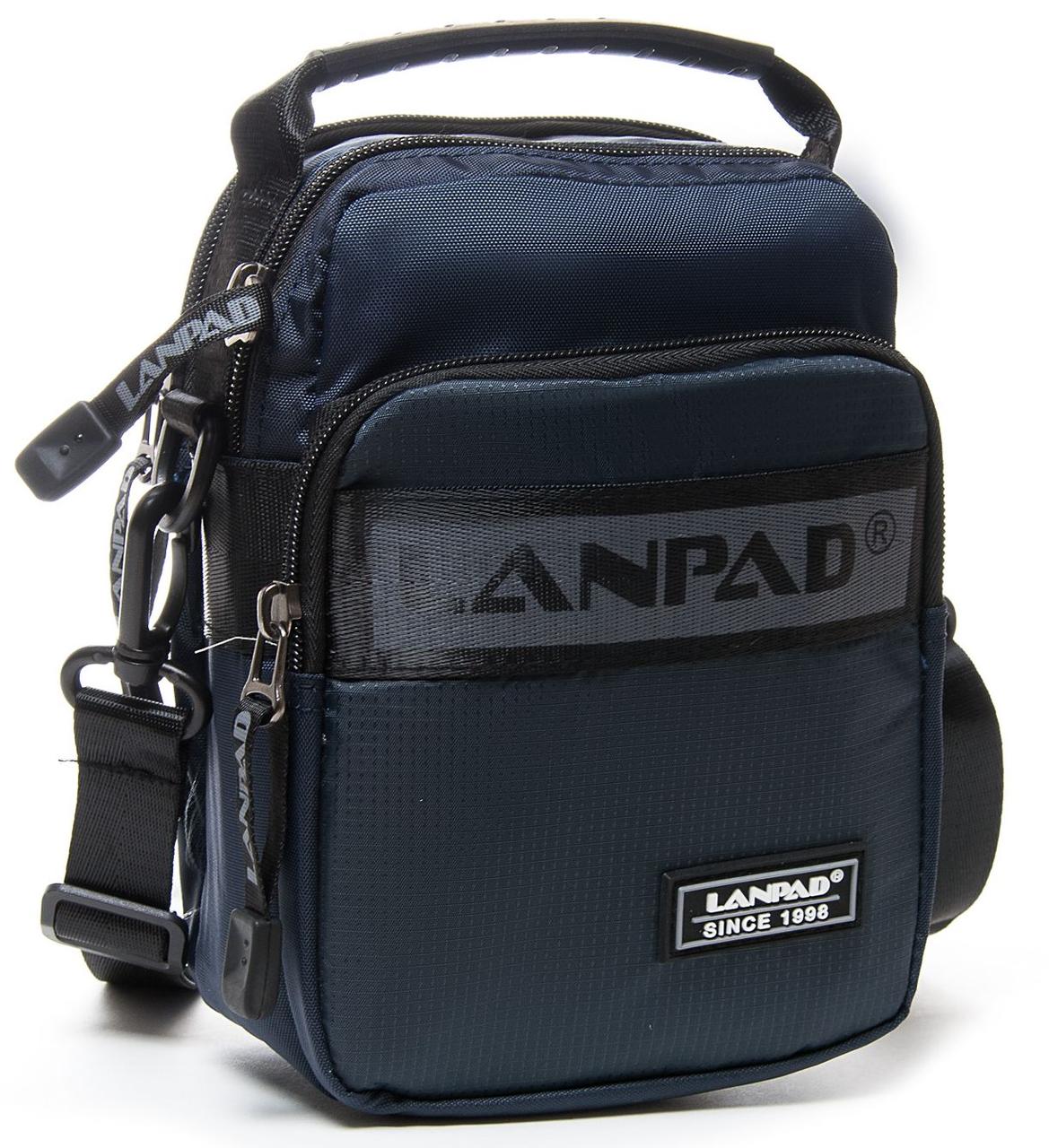 Чоловіча сумка Lanpad синя