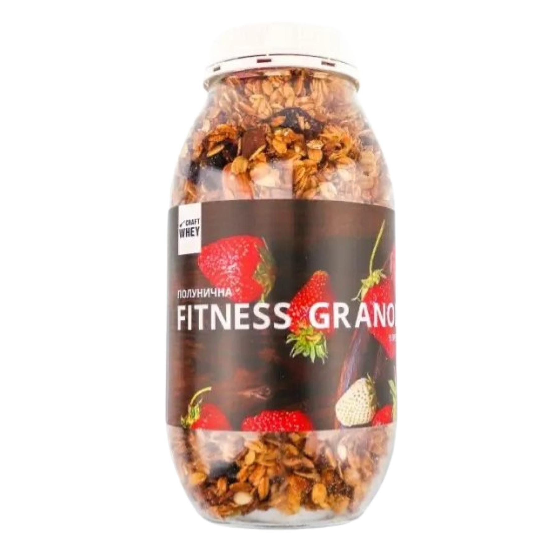 Craft Whey Fitness Granola, Strawberry, 450 г