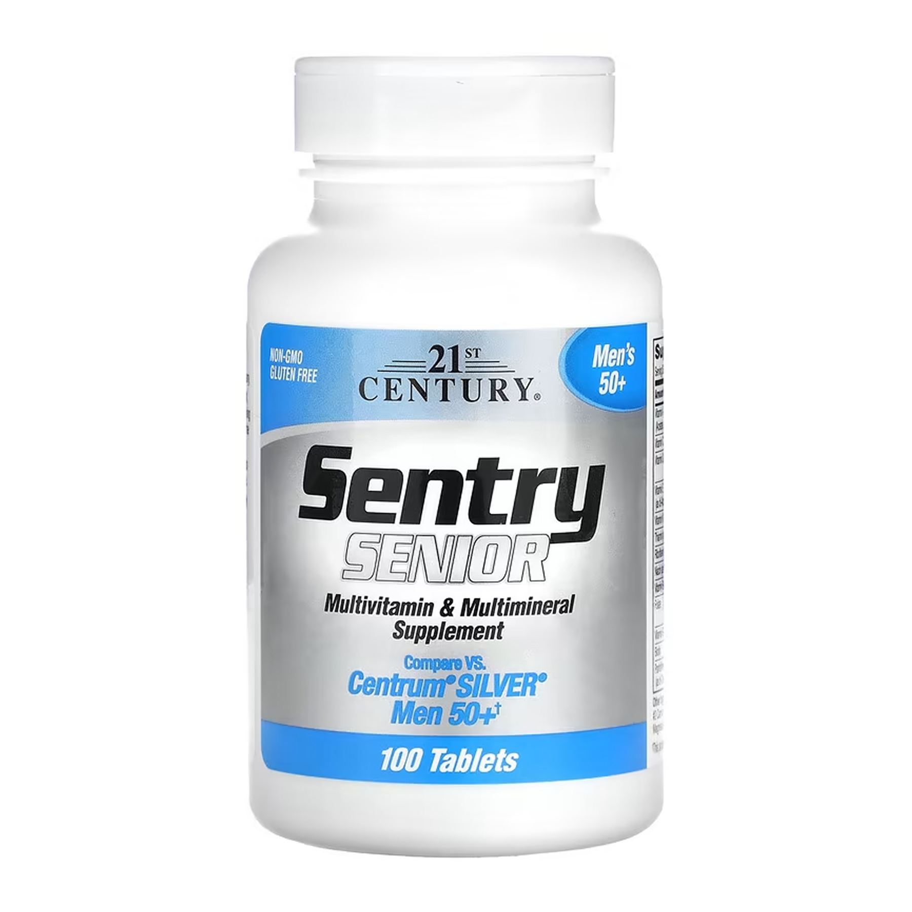 Sentry Мультивітаміни Senior Men 50+, 100 таблеток, 21st Century