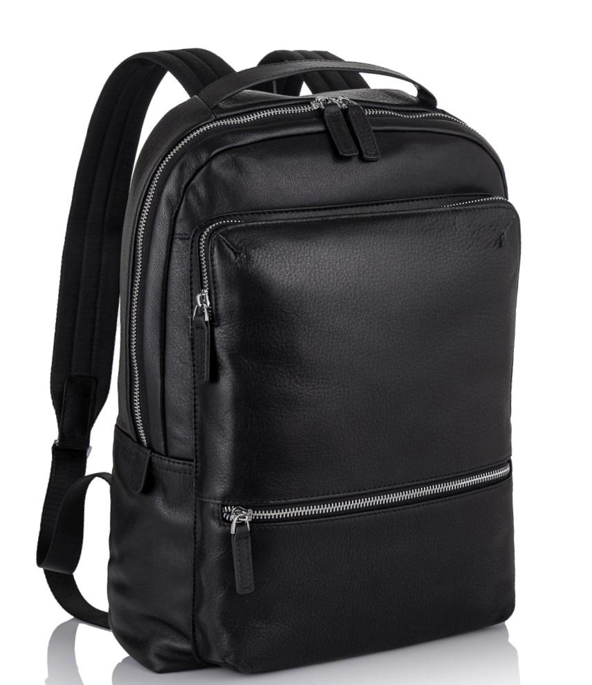 Чоловічий шкіряний міський рюкзак для ноутбука Tiding Bag SM8-9597-3A