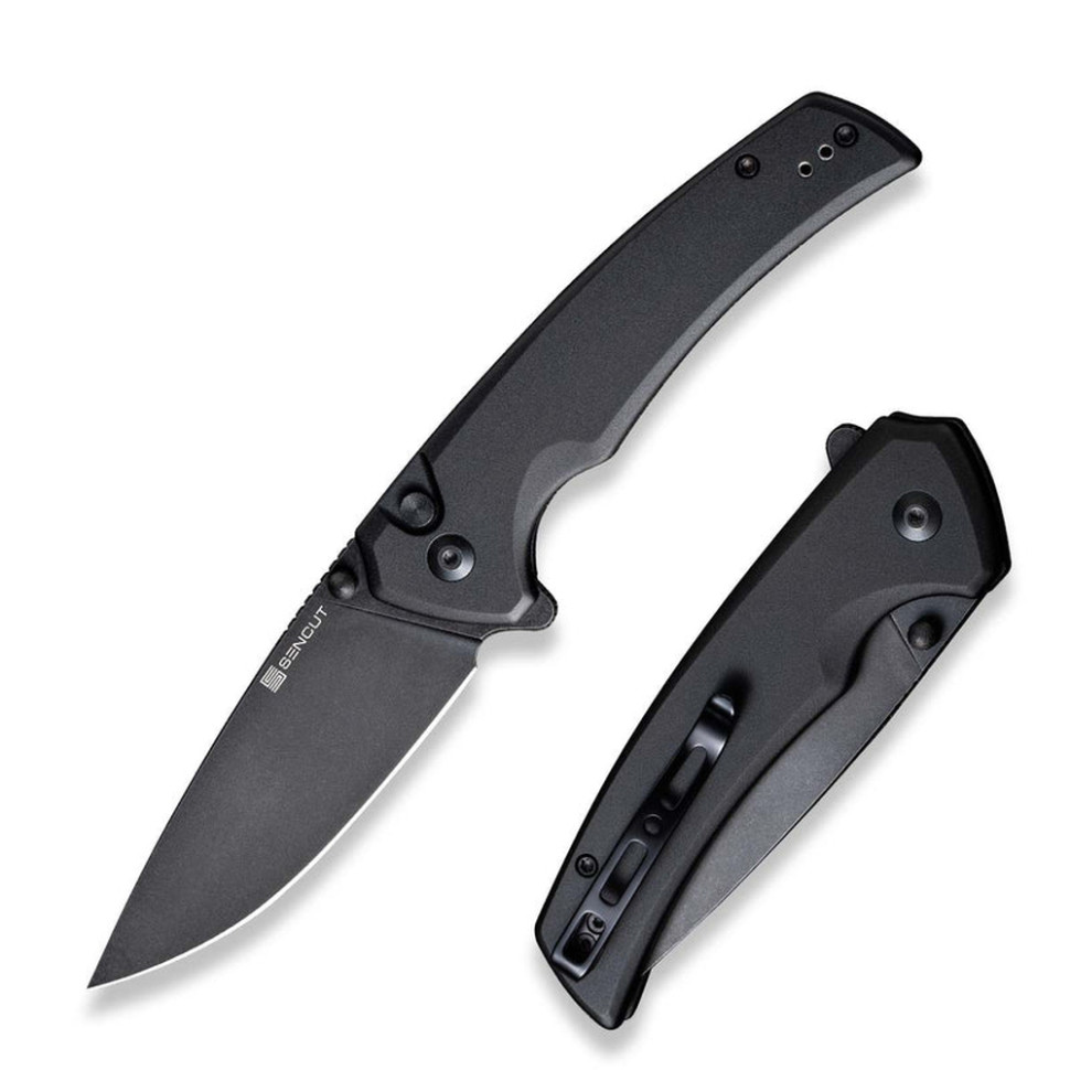 Ніж складаний туристичний Sencut Serene, (8.8 см) D2 / Aluminum чорний