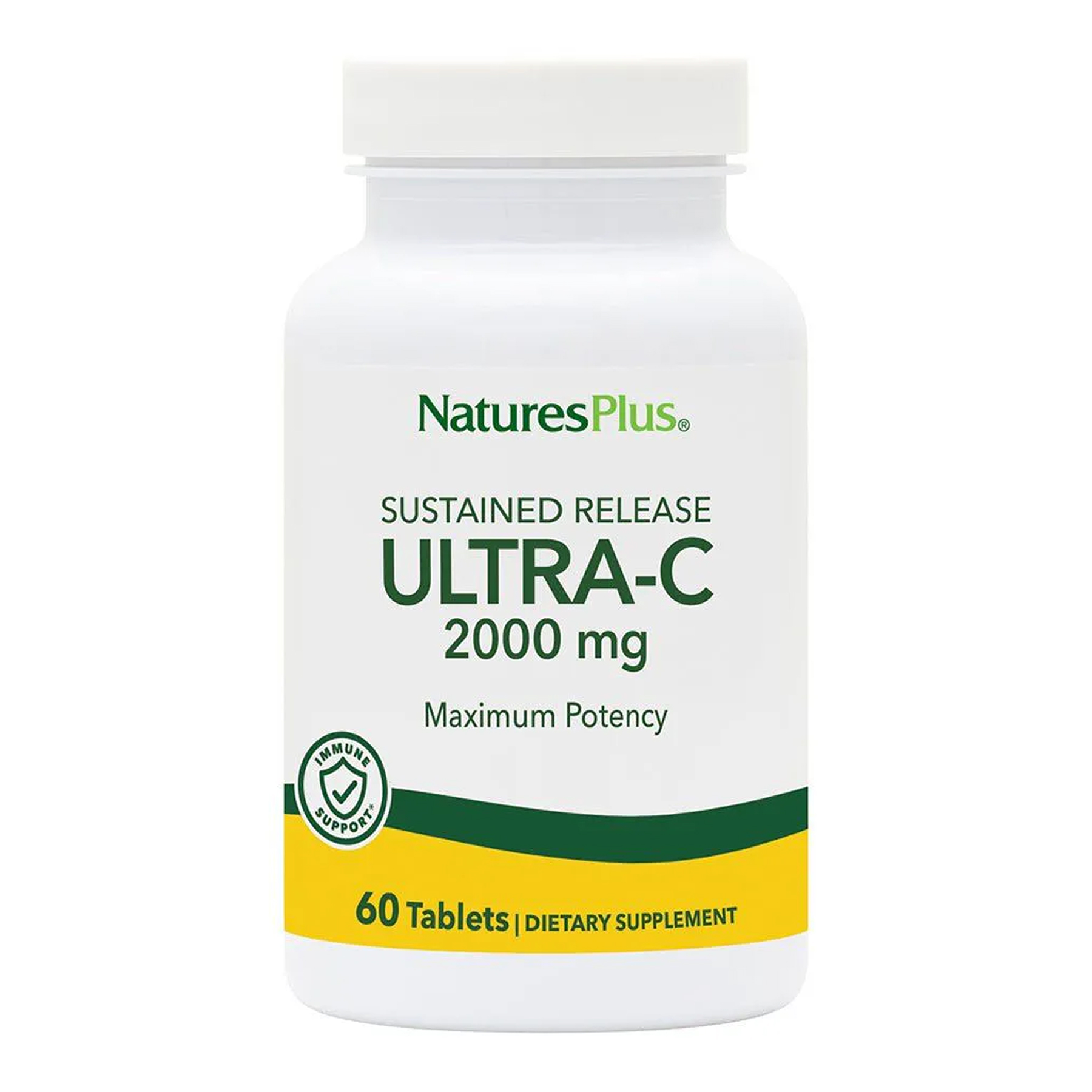 Ultra C, 2000 мг, 60 таблеток, Nature's Plus