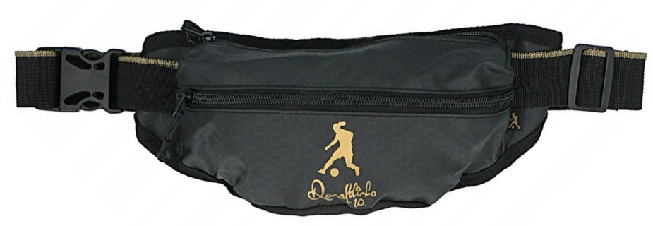 Сумка на пояс, бананка Ronaldinho 10 Waist bag чорна — фото 1
