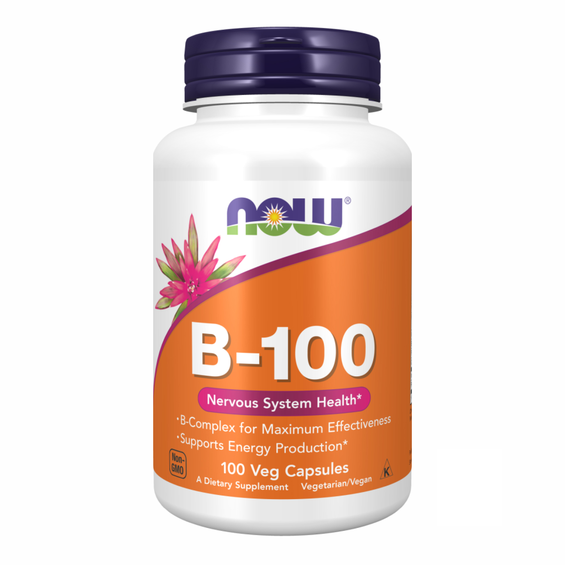 B-100 комплекс, 100 вег. капсул, Now Foods
