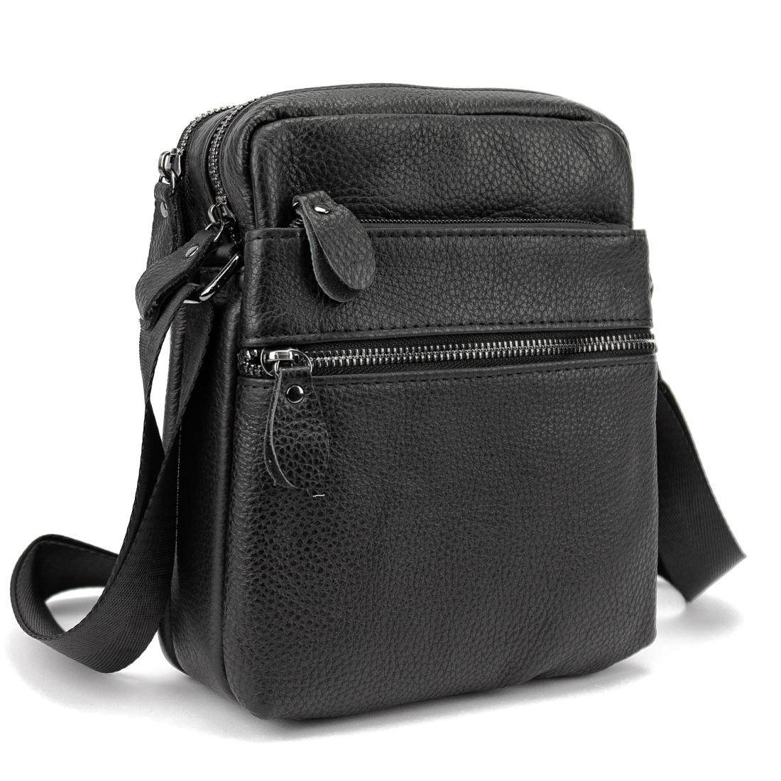 Чоловіча шкіряна сумка через плече Tiding Bag M56-2008A