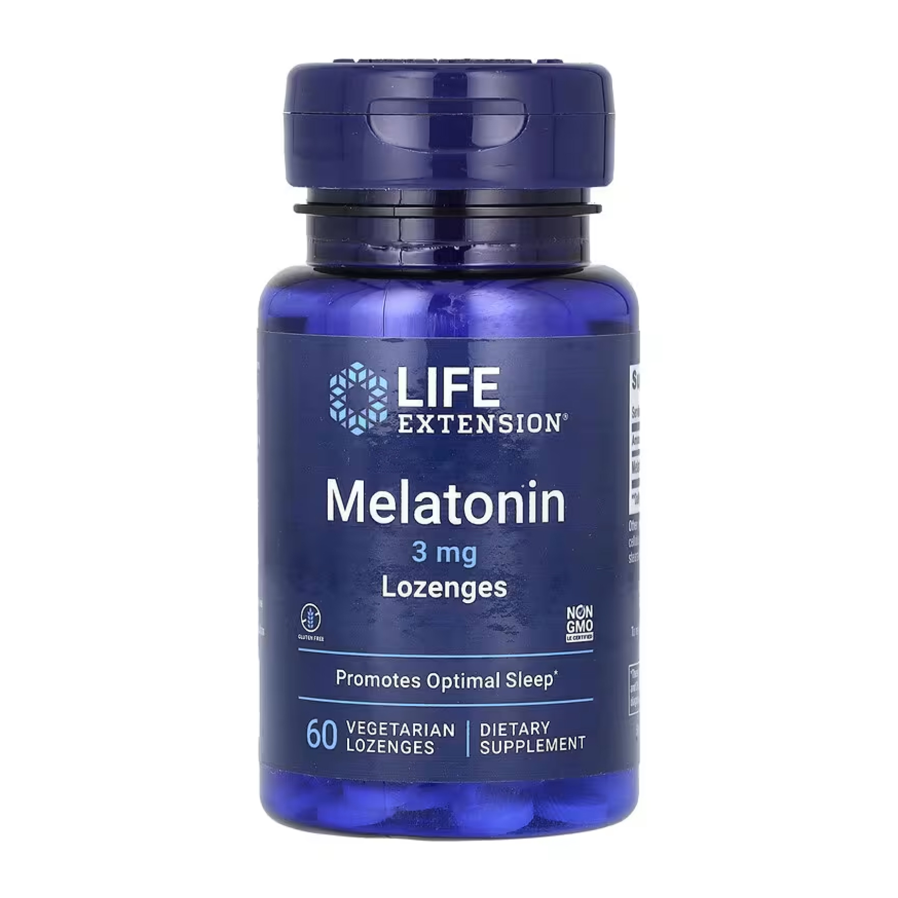 Melatonin 3mg - 60 vegetarian lozenges