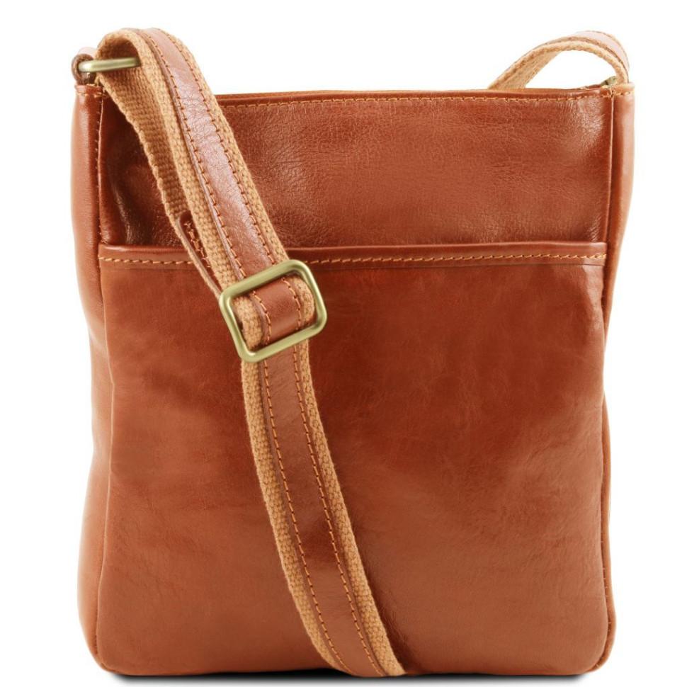 JASON - чоловіча шкіряна сумка через плече Tuscany Leather TL141300 (Мед)