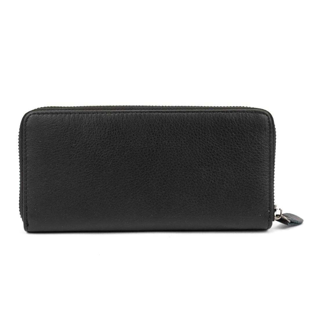 Клатч шкіряний чорний Tiding Bag M39-4007A