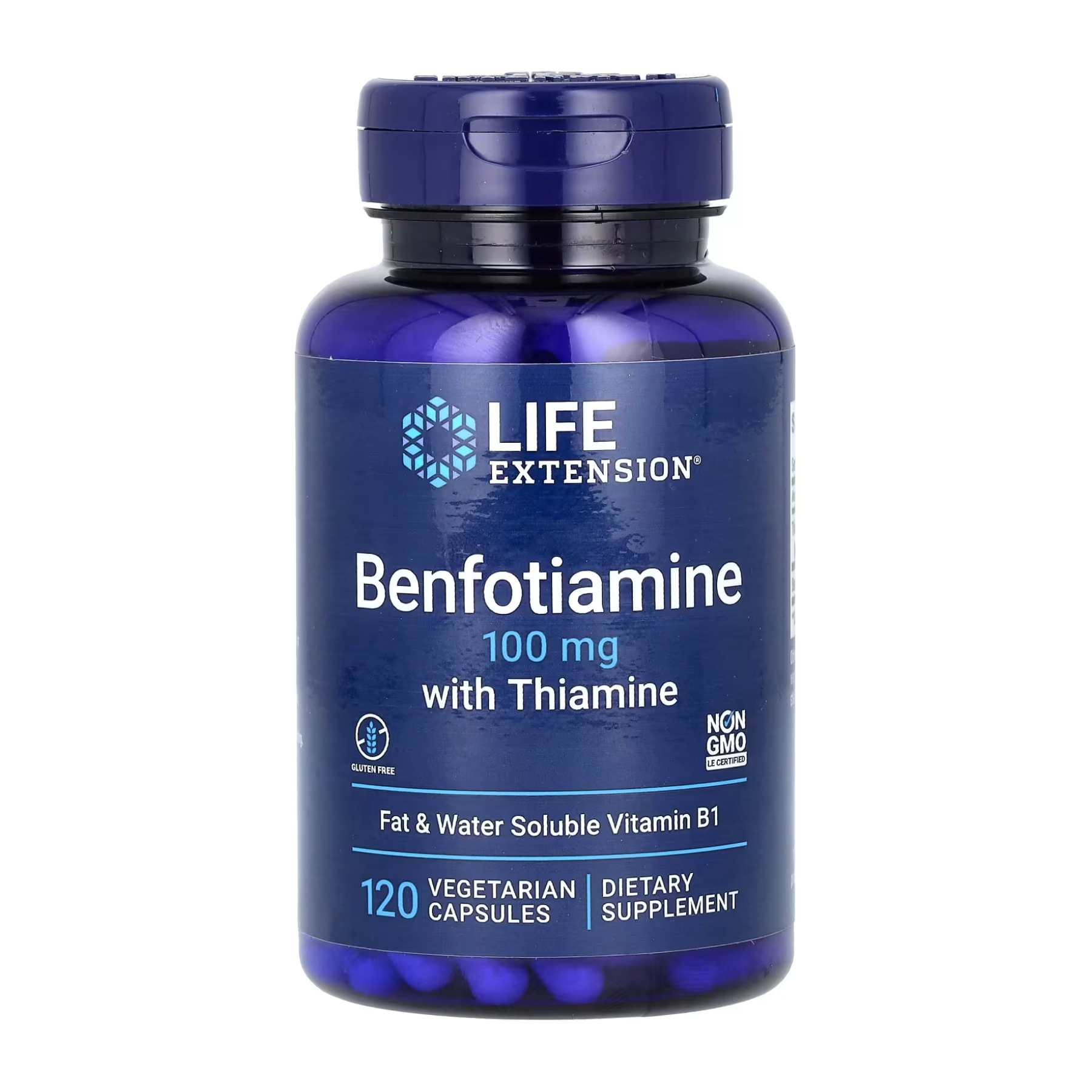 Benfotiamine with Thiamine 100 mg - 120 vcaps