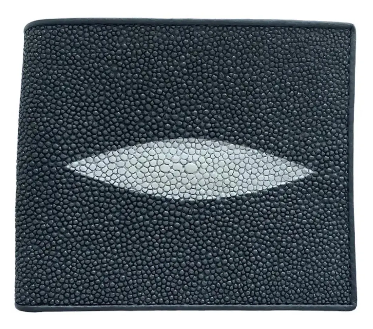 Гаманець портмоне зі шкіри ската чоловічий сірий Exotic Leather (stw121_4)