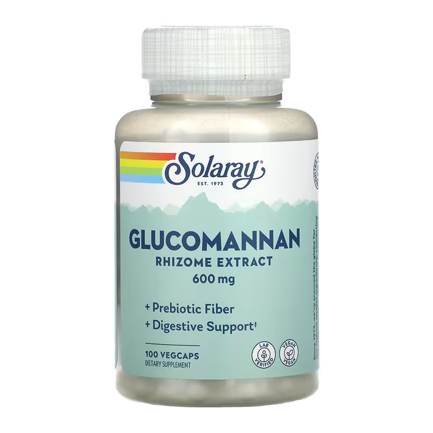 Glucomannan Rhizome Extract 600mg - 100 vcaps — фото 1