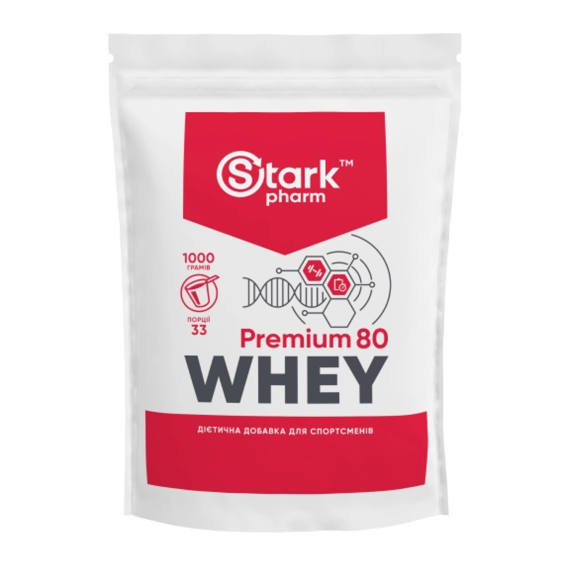 Stark Whey 80, 1000 г, Ваніль