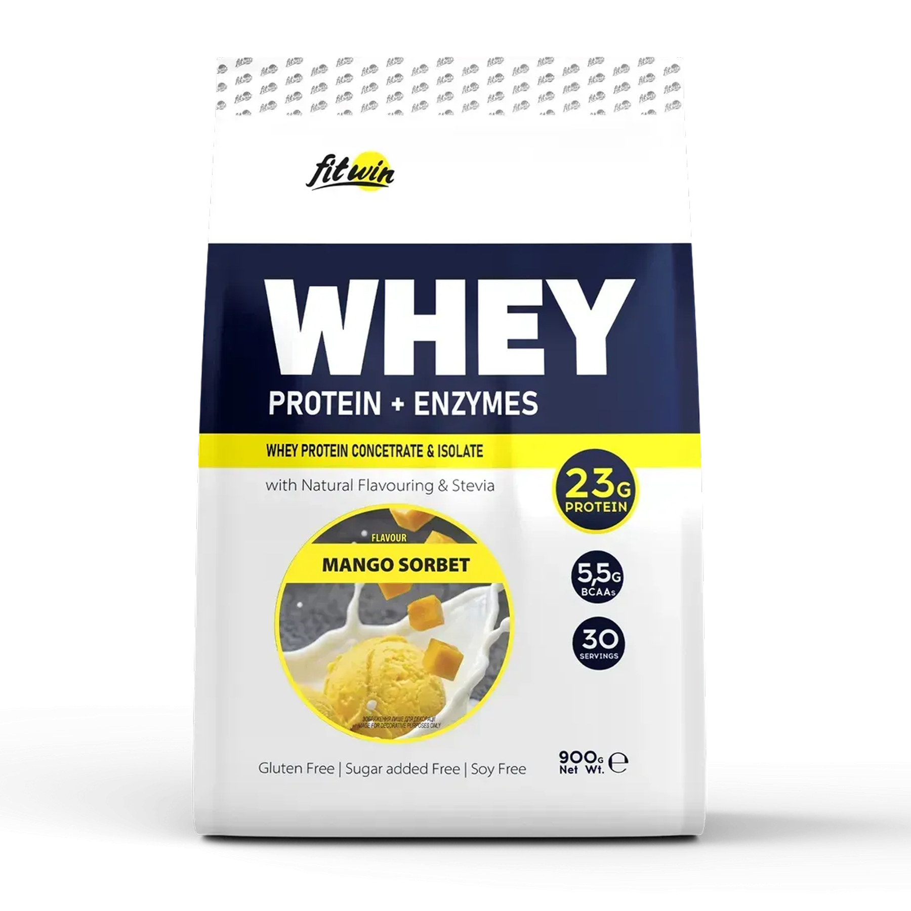FitWin Whey, протеїн Mango Sorbet, 900 г
