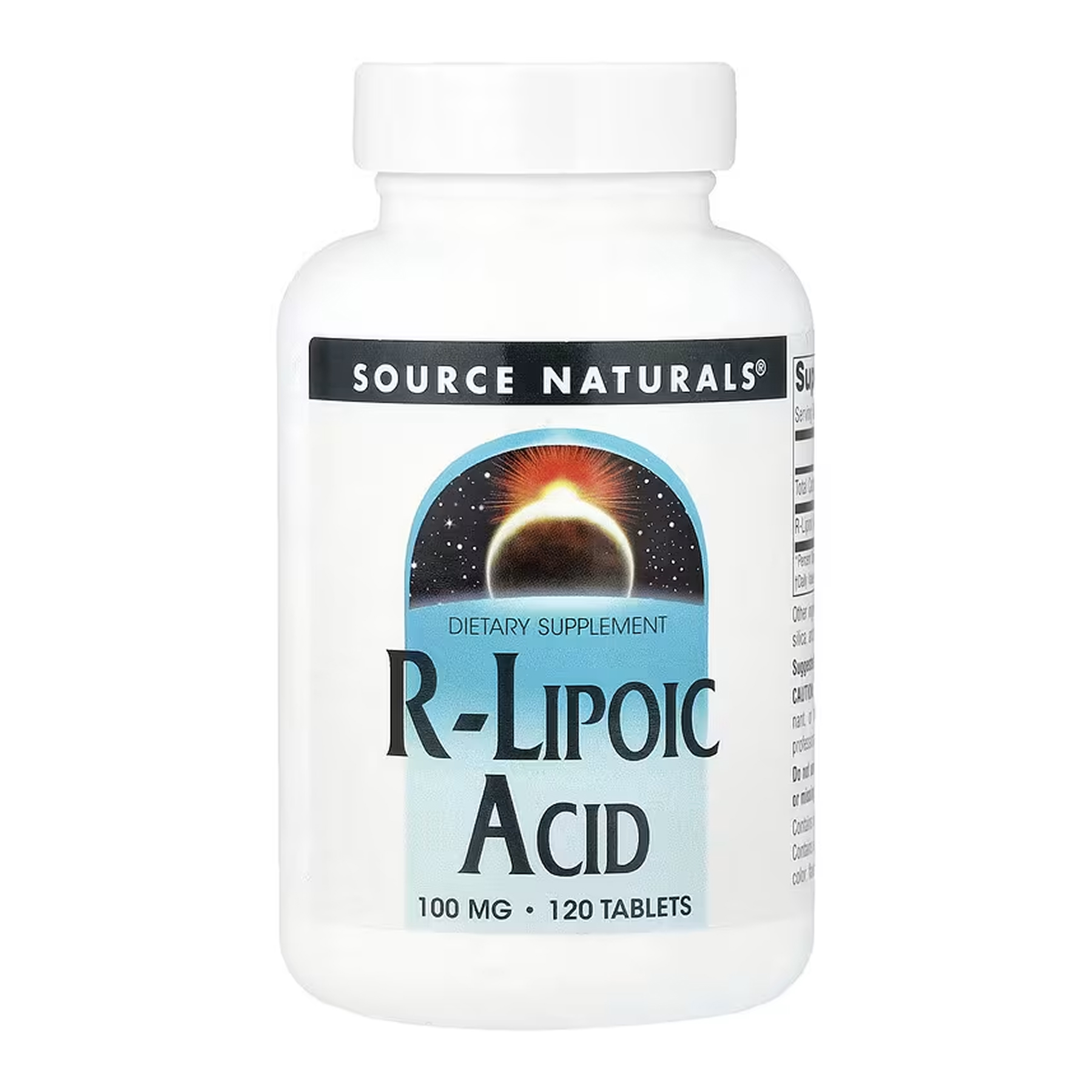 R-Ліпоєва кислота, 100 мг, 120 таблеток, Source Naturals