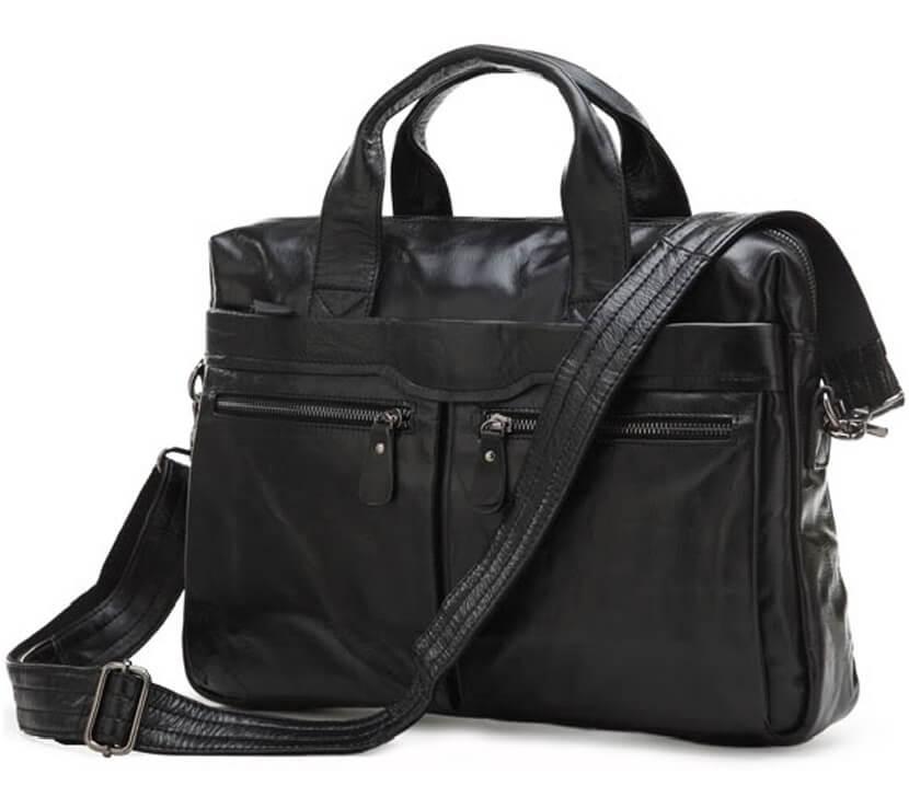 Чоловіча шкіряна сумка для документів Jasper & Maine 7122A
