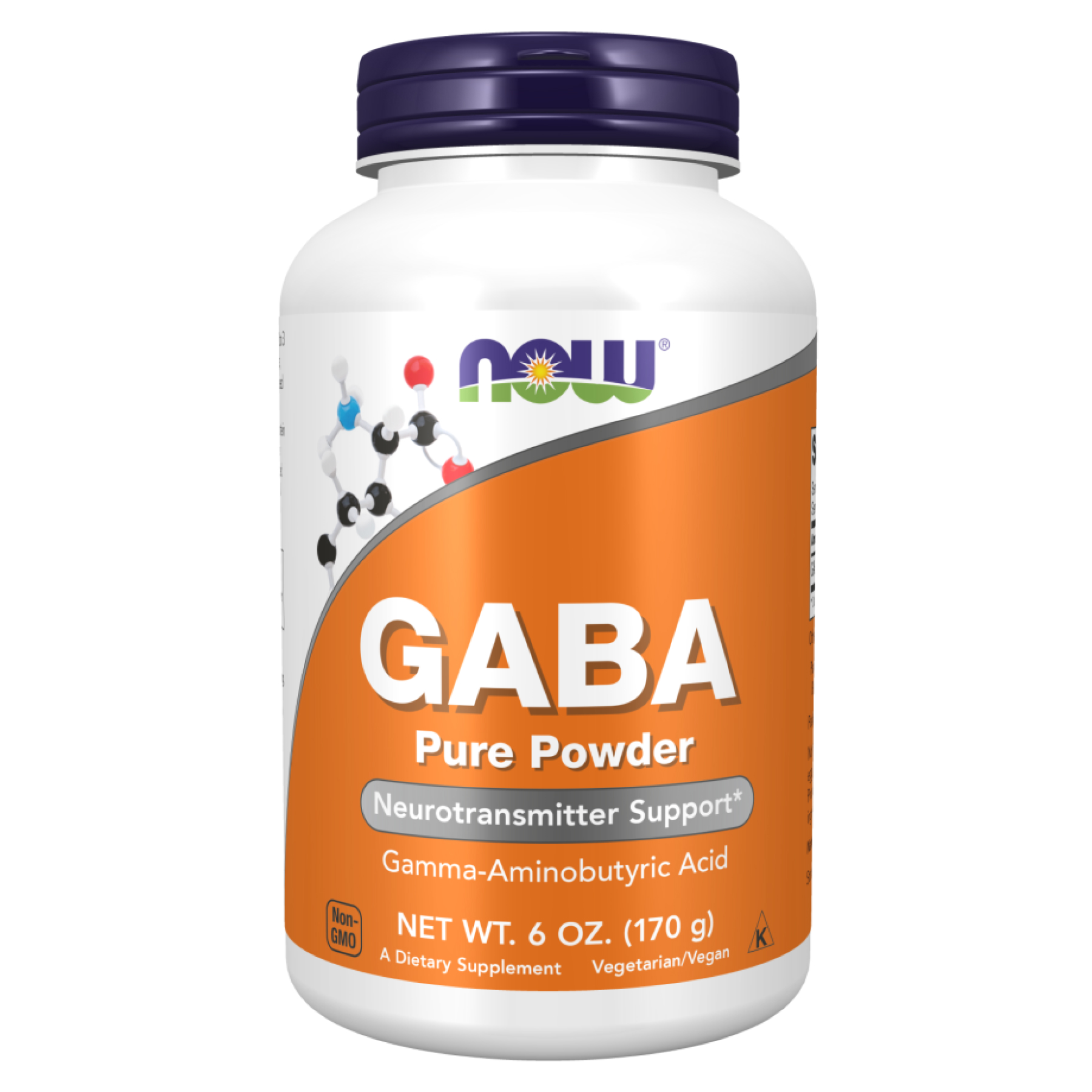 GABA чистий порошок, 170 г, Now Foods