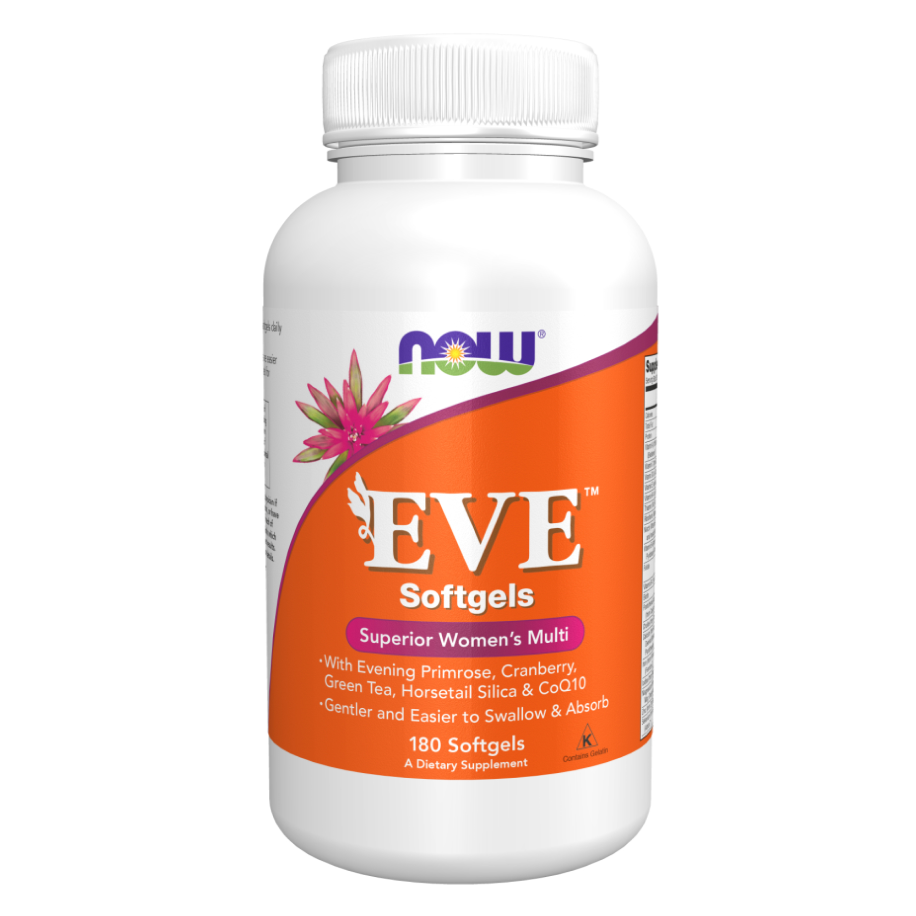Мультивітаміни для жінок EVE, 180 м'яких капсул, Now Foods