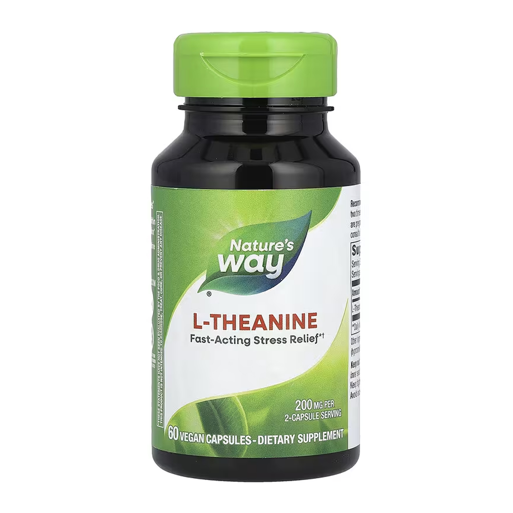 L-Теанін, 60 вег. капсул, Nature's Way