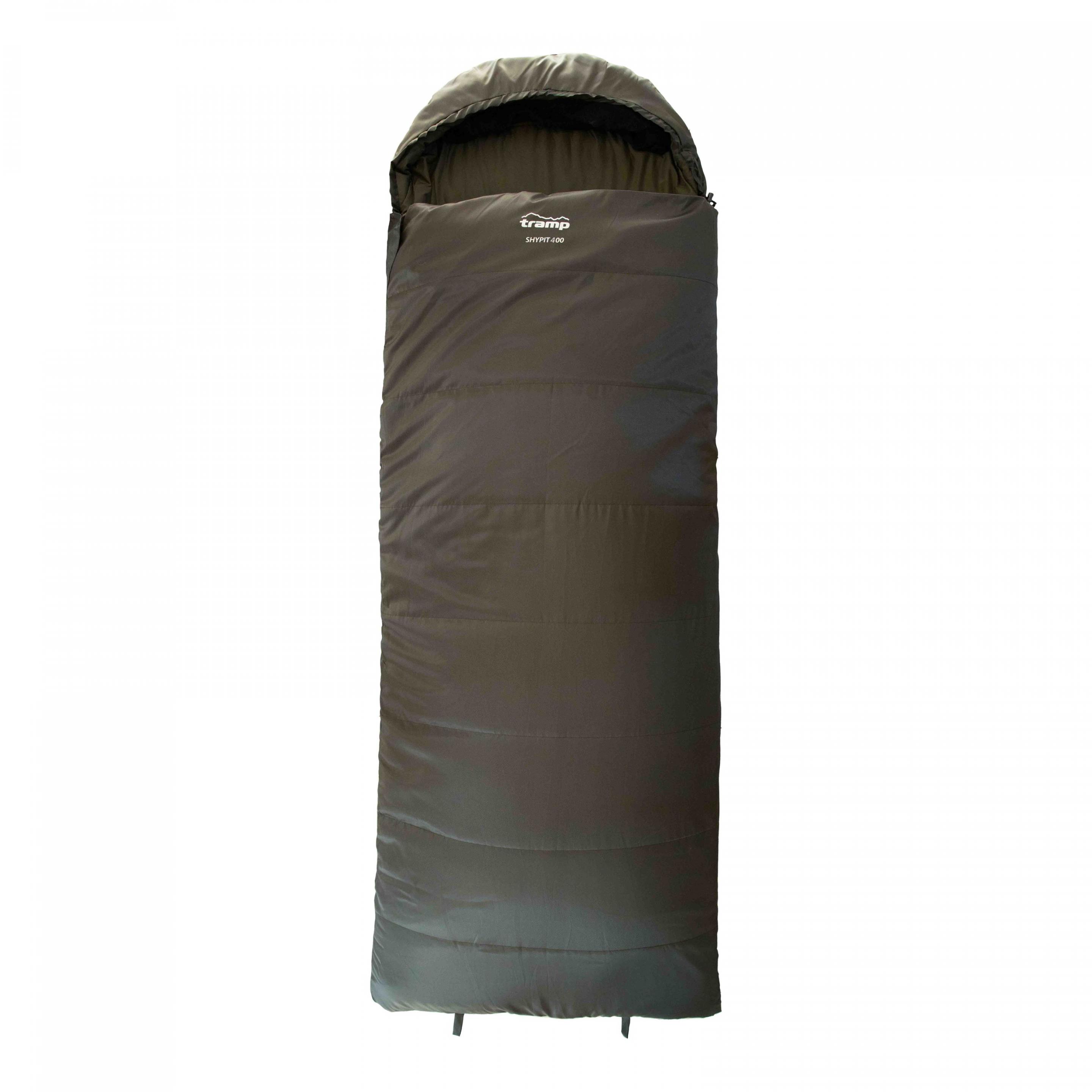 Спальний мішок Tramp Shypit 400XL ковдра з капюш лівий olive 220/100 UTRS-060L