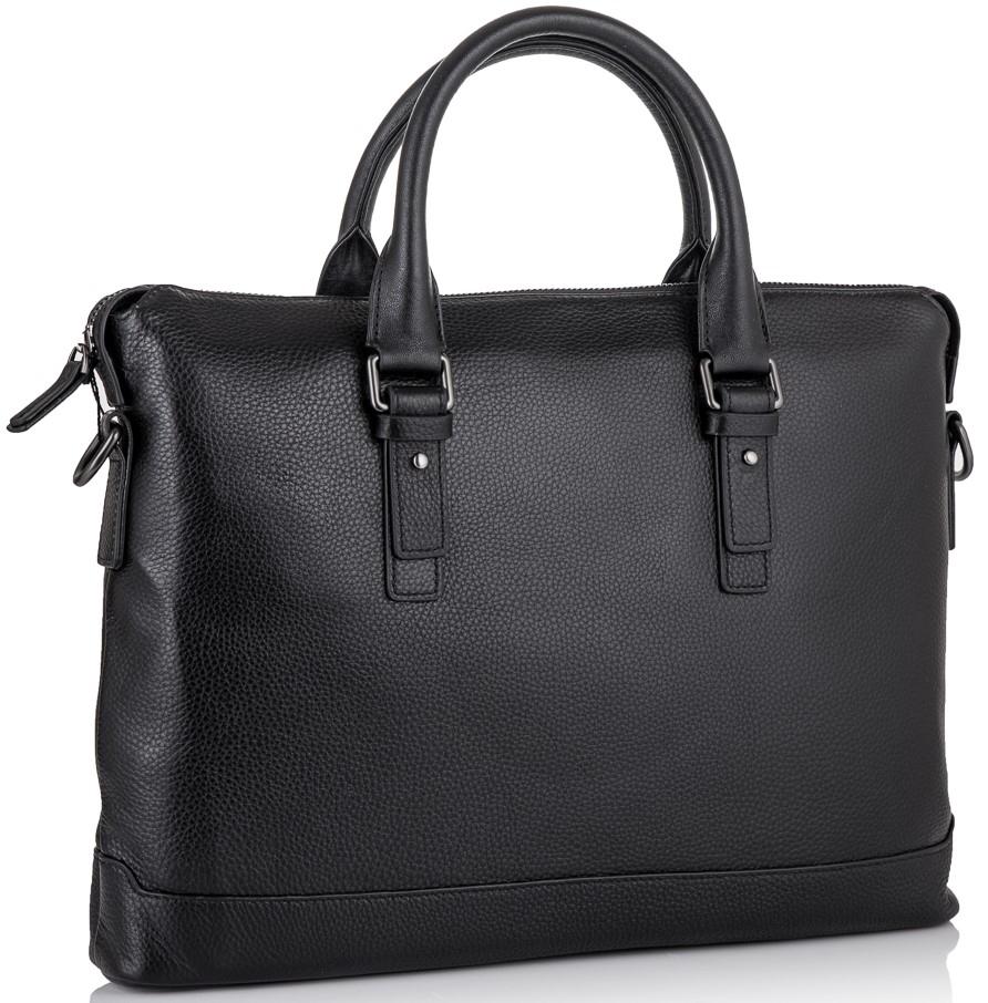 Класична чоловіча шкіряна сумка для ноутбука і документів Tiding Bag SM8-9606-3A — фото 1