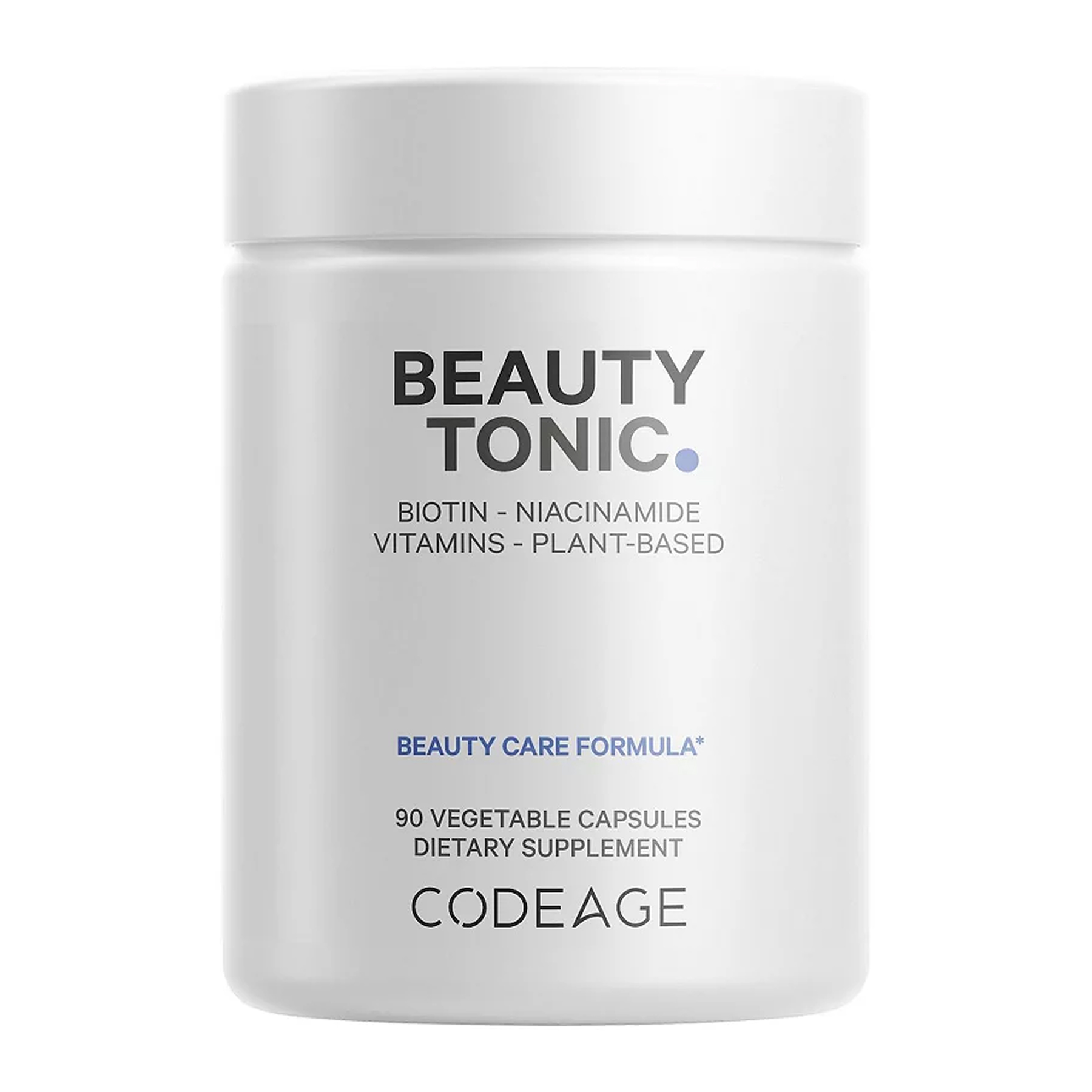 Beauty Tonic Біотин, Вітаміни та Мінерали, 90 вег. капсул, Codeage