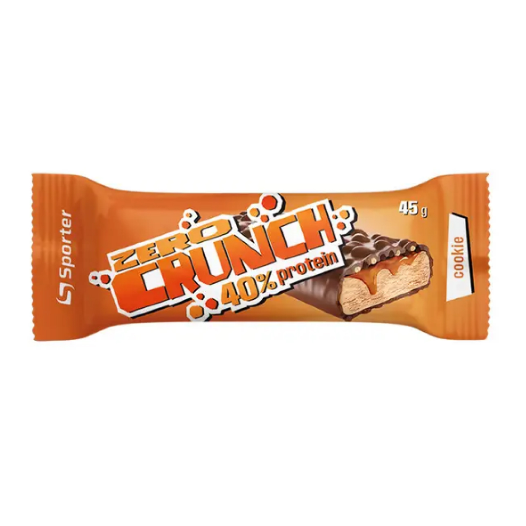 Zero Crunch 40% Protein, 24x45 г печиво — фото 1