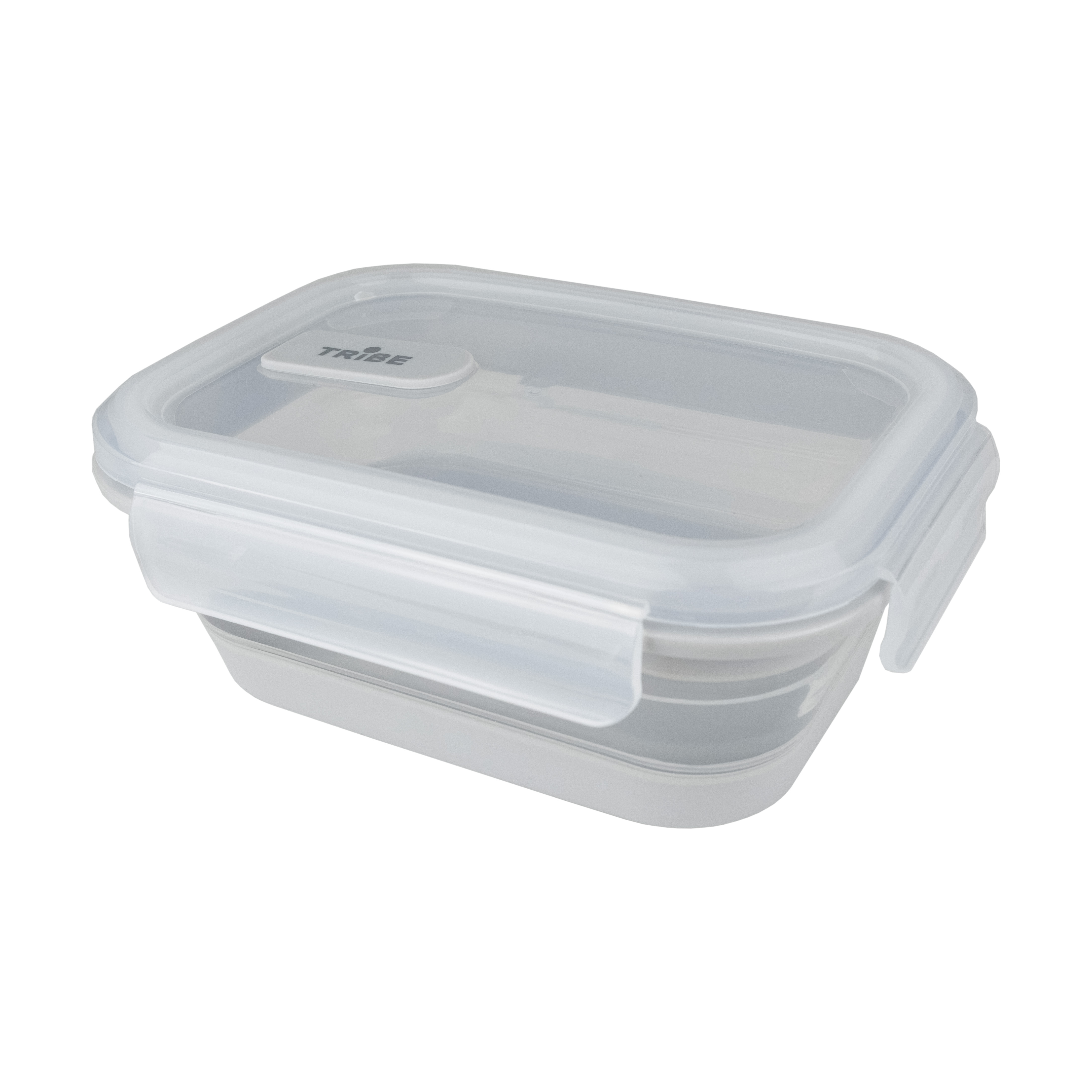 Контейнер Tribe Collapsible Container 800 мл силіконовий T-FF-0028, grey