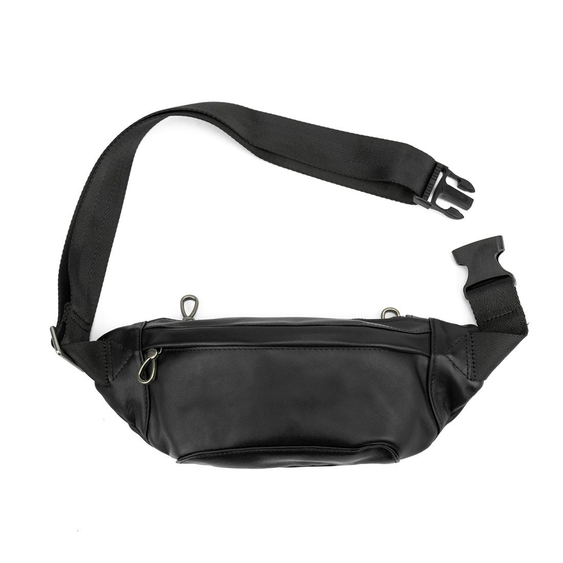 Сумка на пояс з телячої шкіри Tiding Bag t0010A
